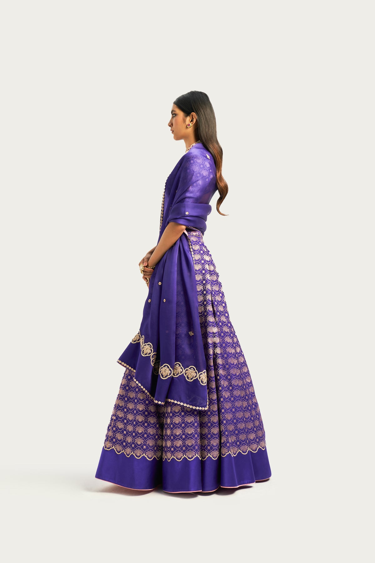 Malabar jamun lehenga set