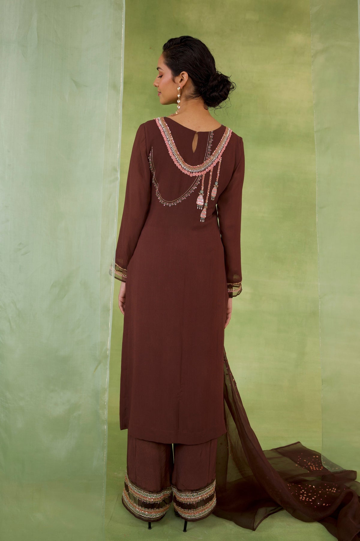 Walnut Brown Kurta Set