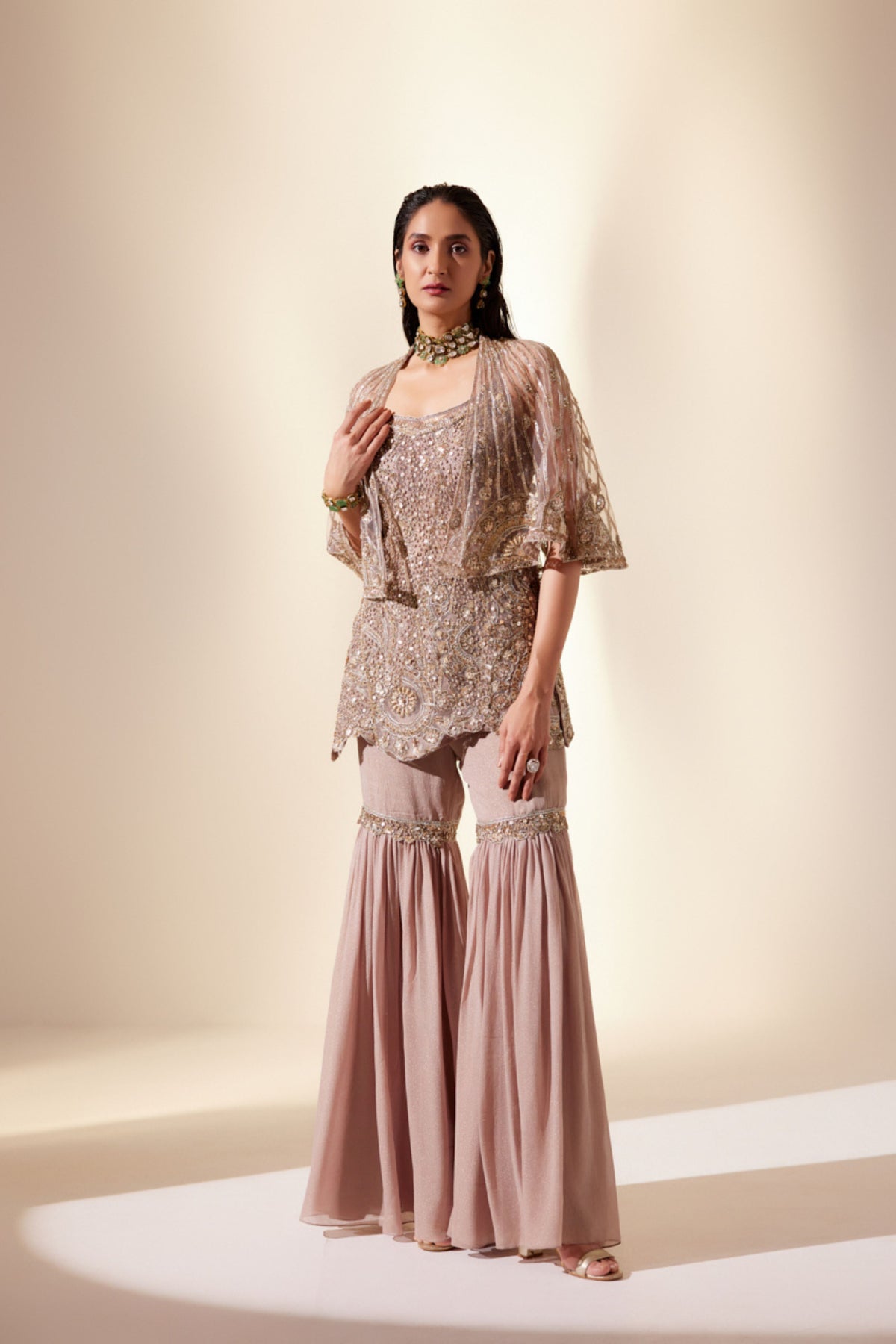 Astral Golden Sharara Set