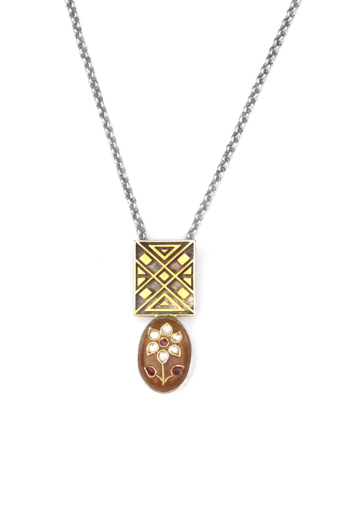 Silver Angela Pendant