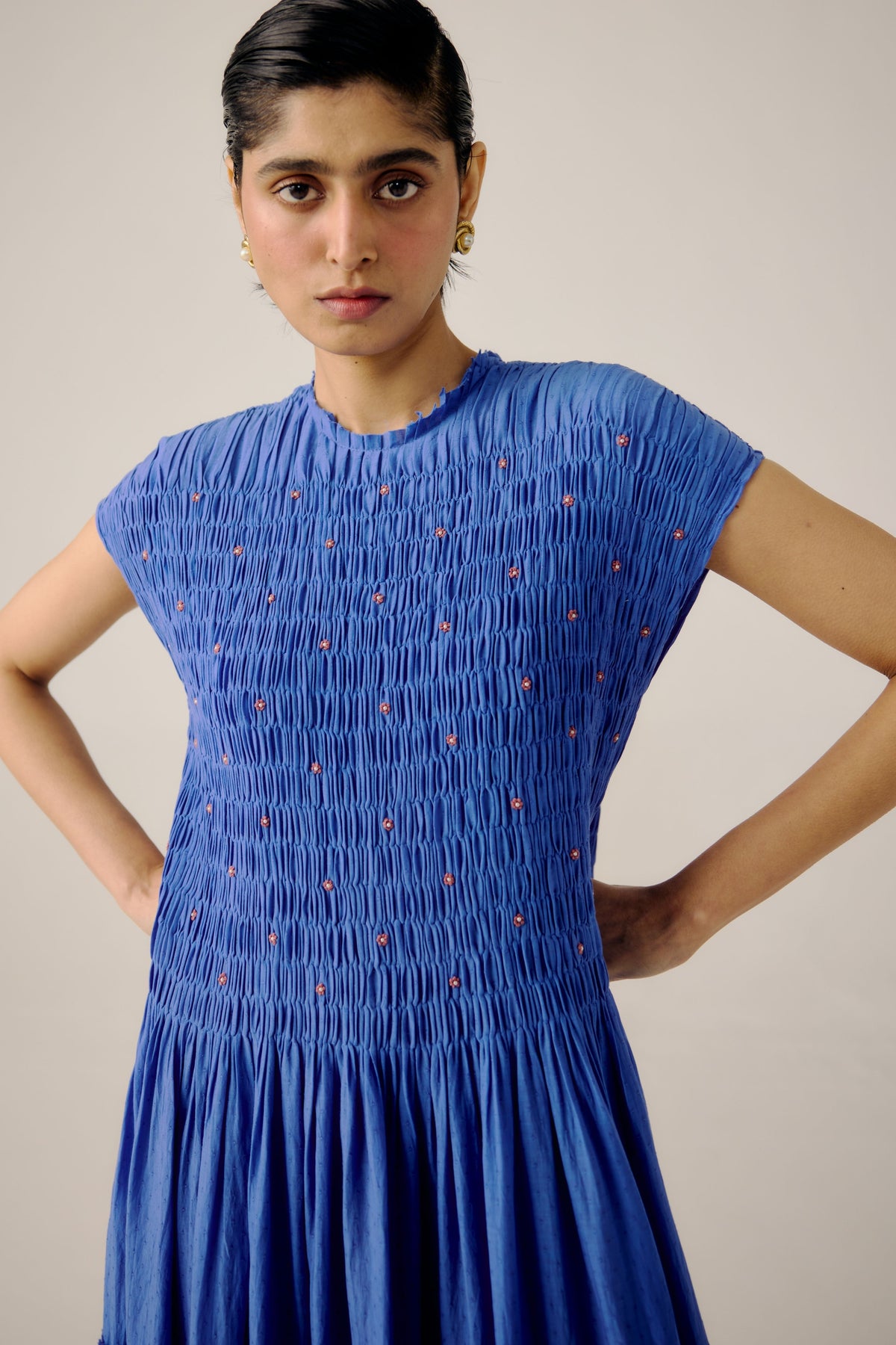 Electric Blue July Dress