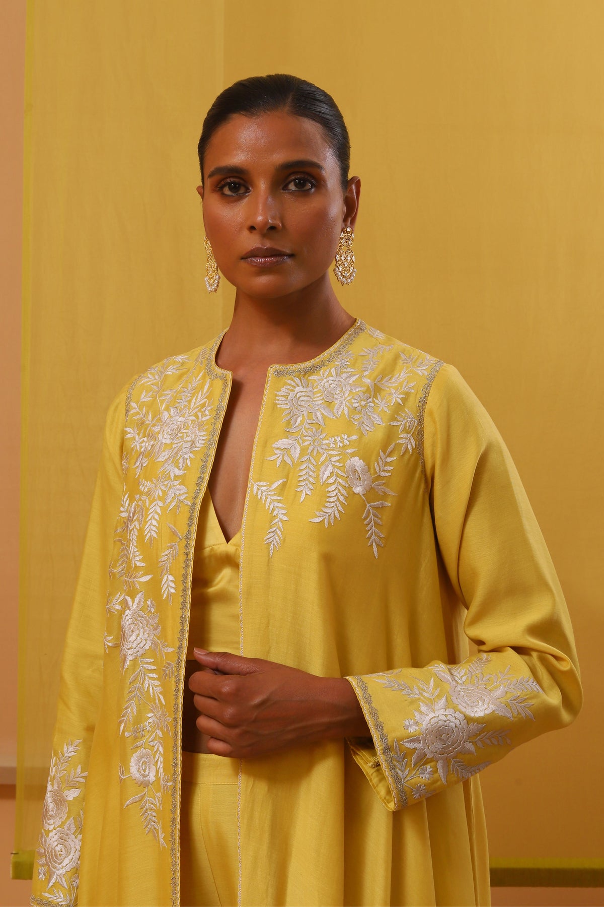 Yellow Nyza Jacket Set