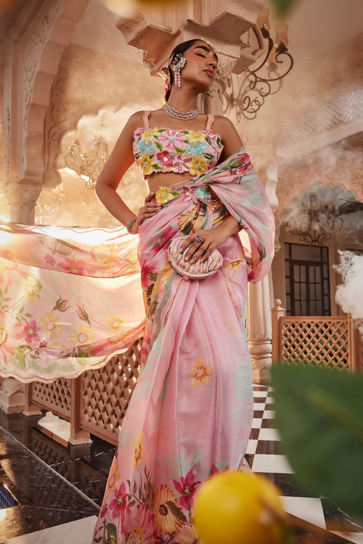 Sweet Breeze Saree Set