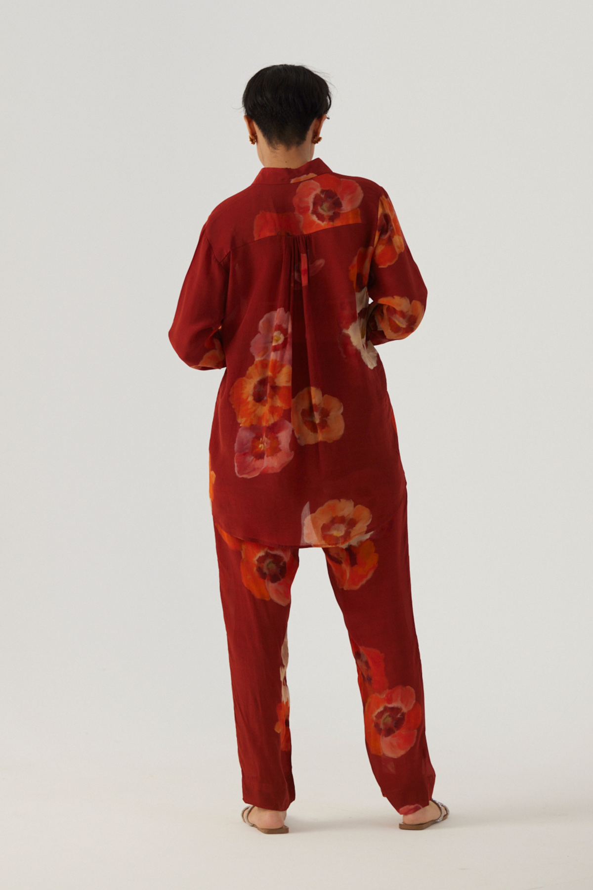 Gardenia Red Co-Ord Set