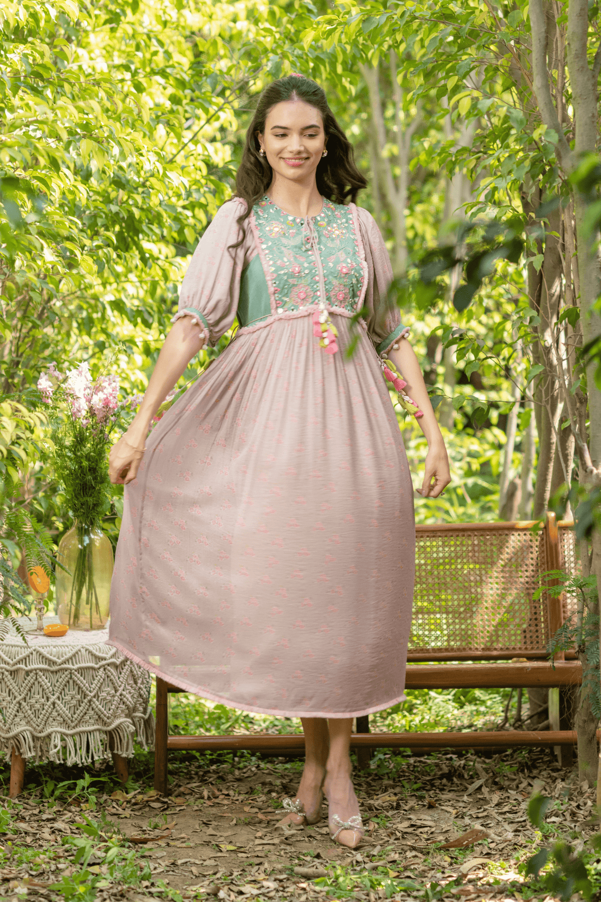 Pink Gypsy Cube Dress