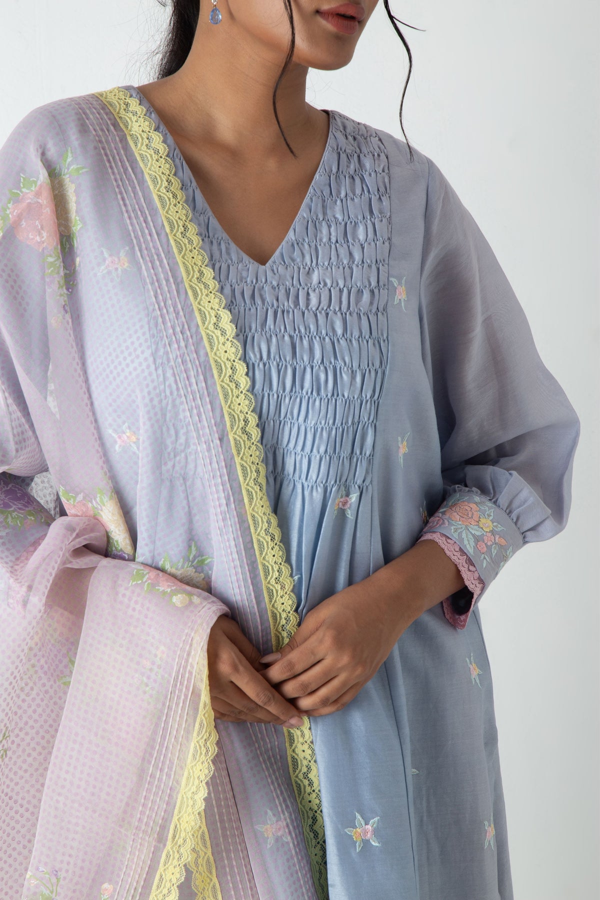 Blue Riona Kurta Set