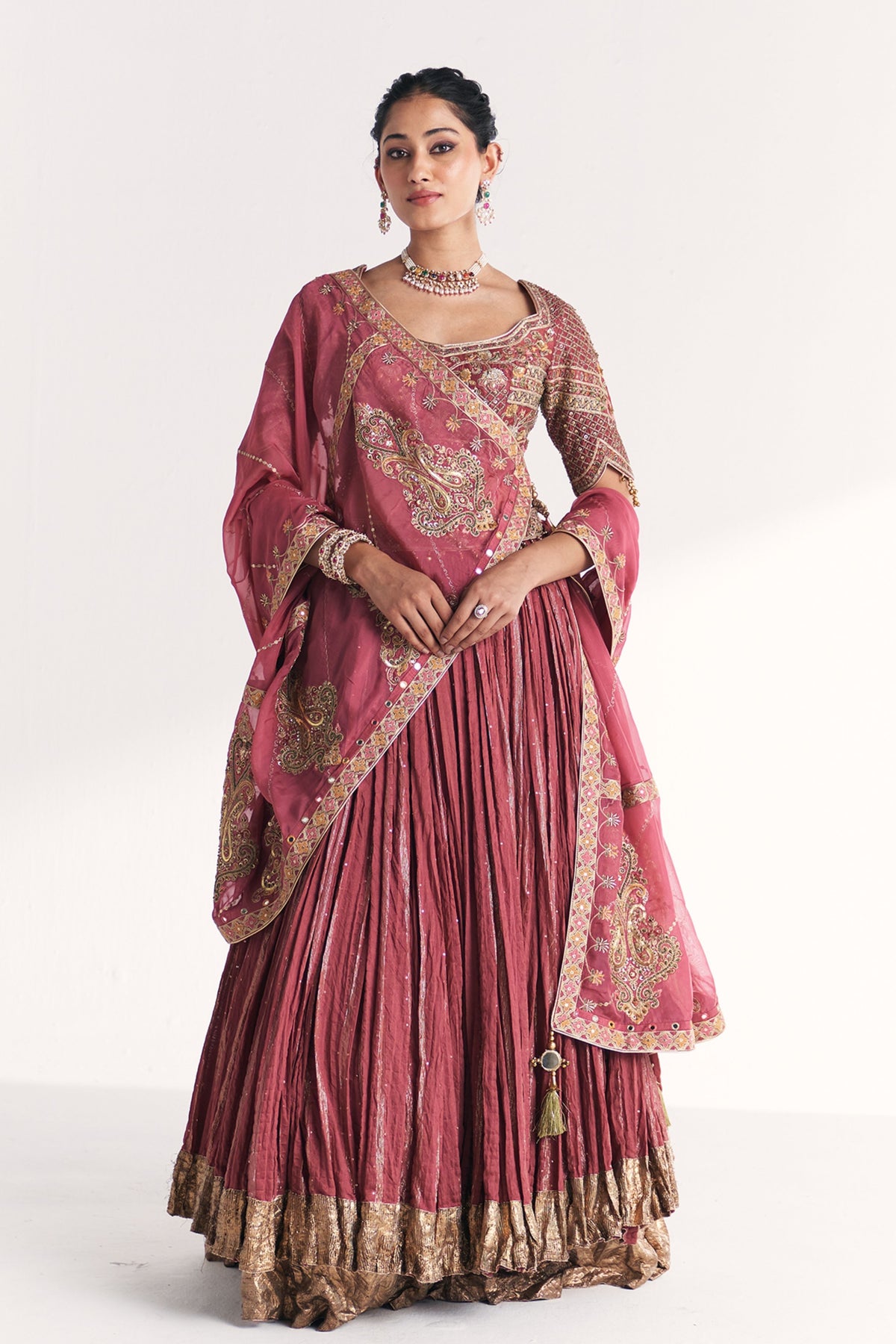 Fitoor Mauve Pink Lehenga Set