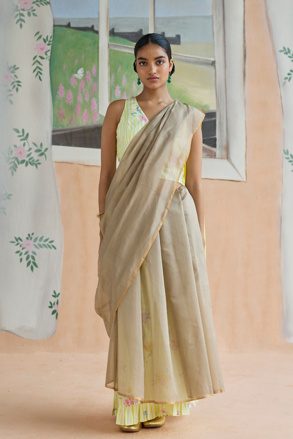 Sundaze Chanderi Sari