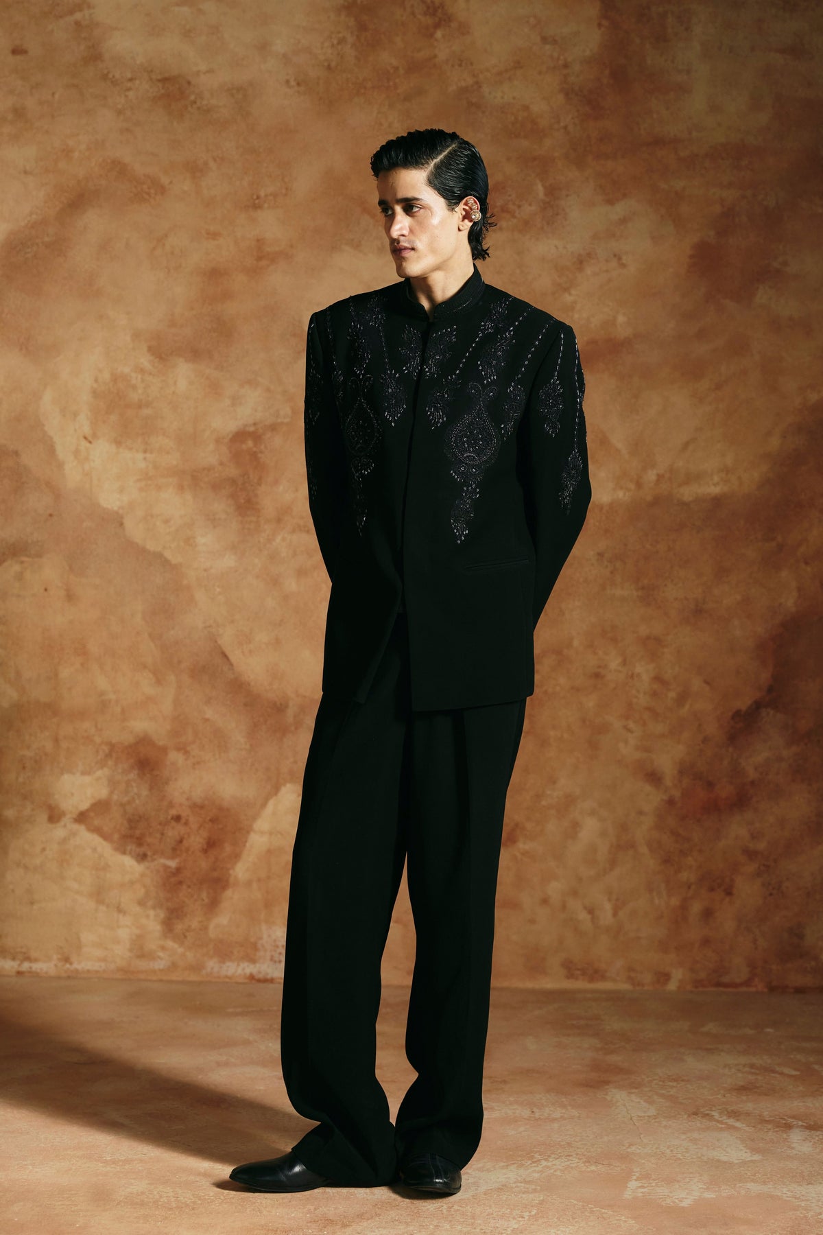 Embroidered Sindh Bandhgala Ensemble