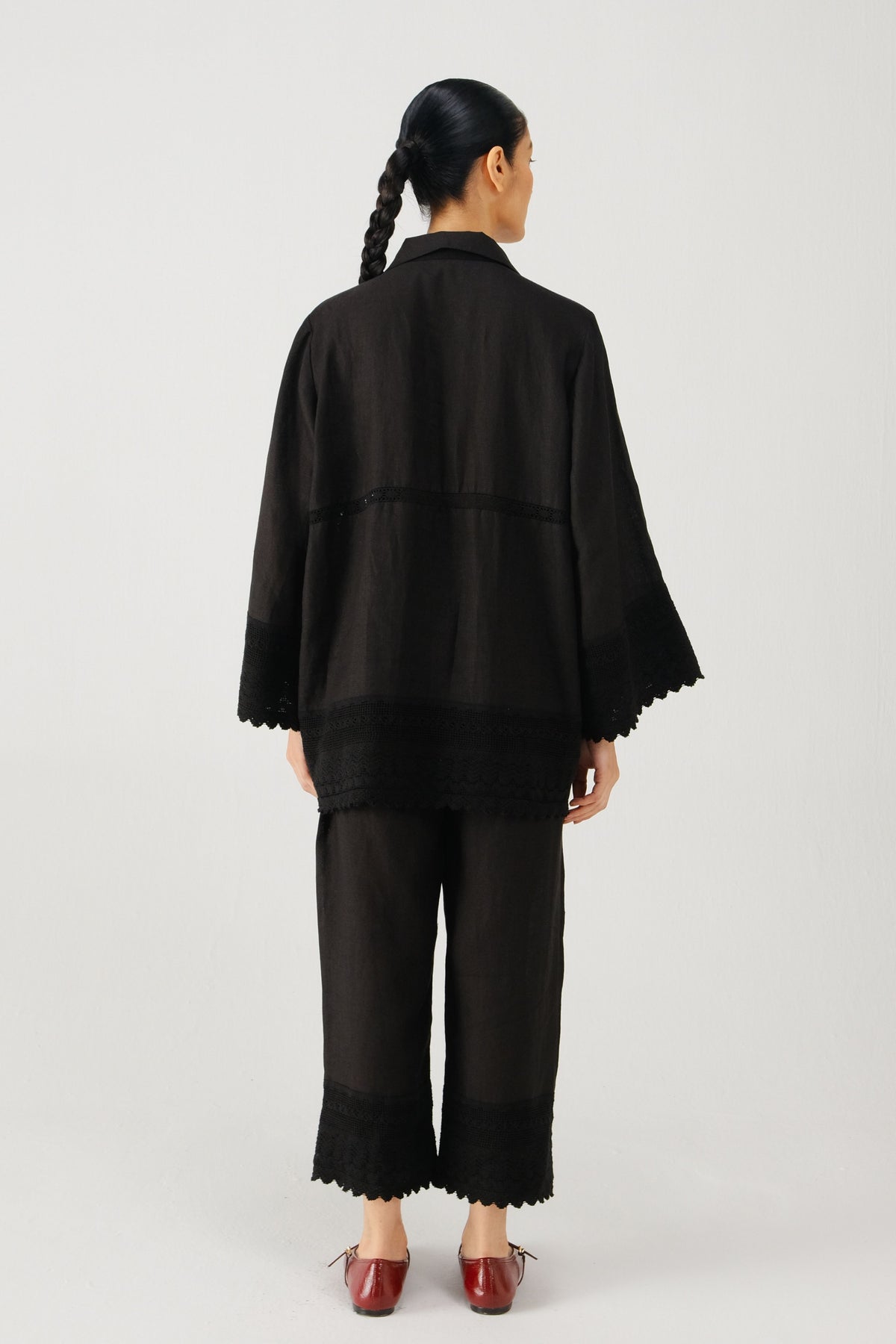 Black Tie up Set