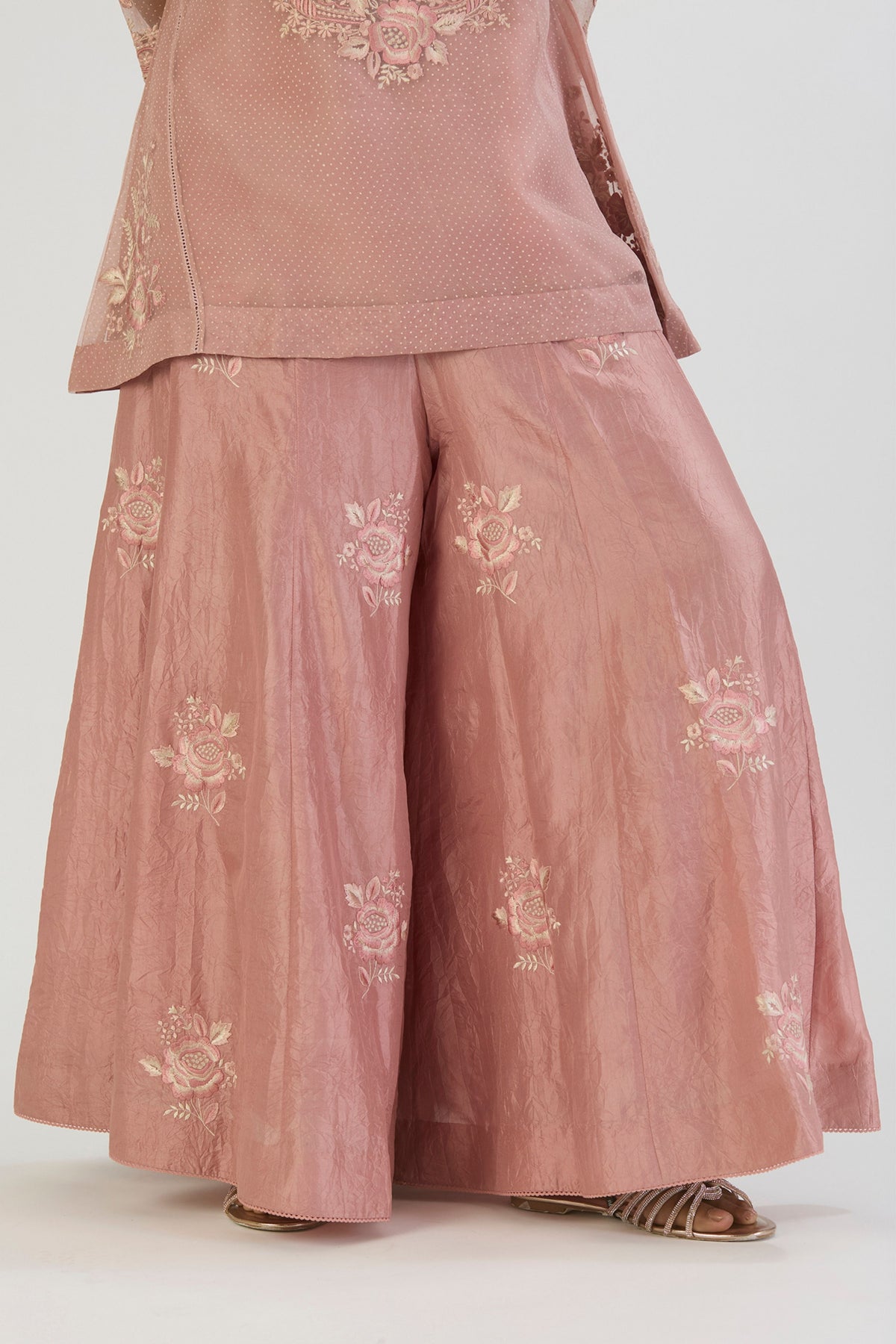 Pink Padma Kurta and Sharara
