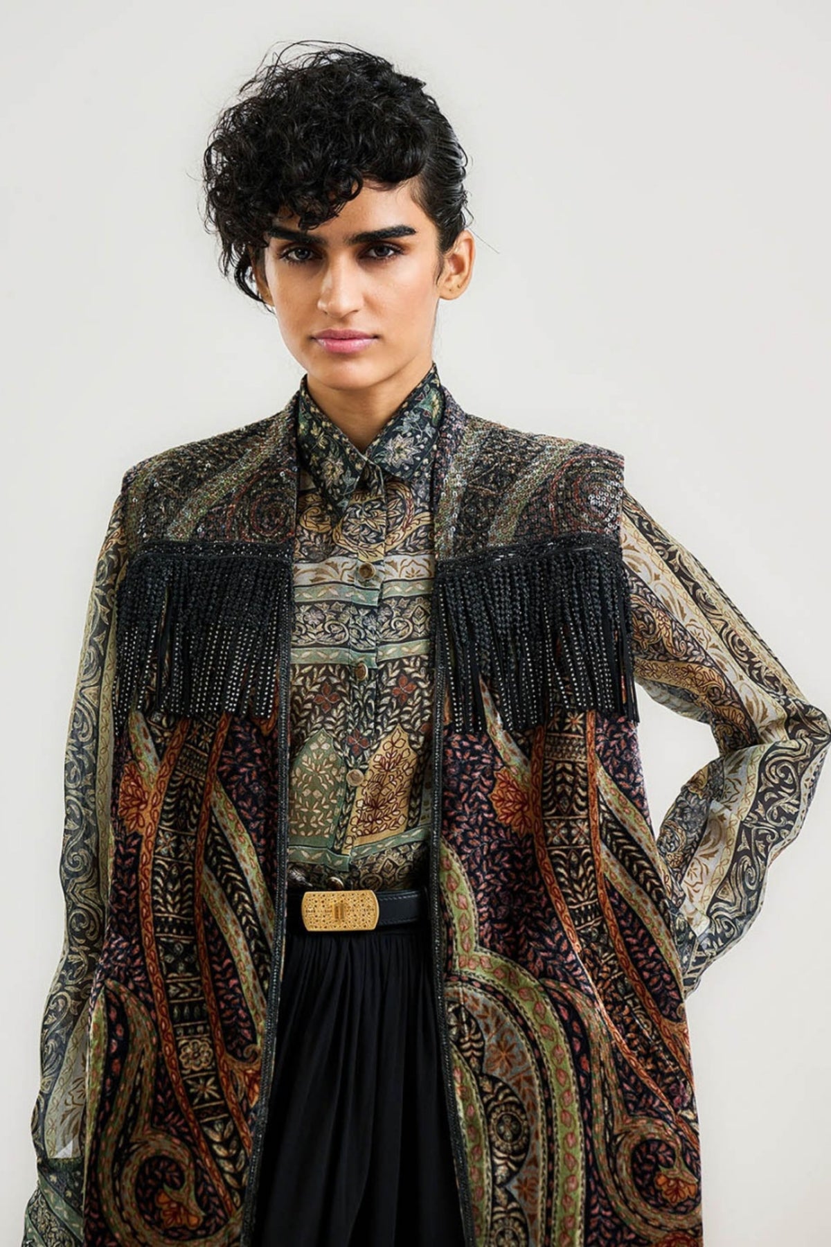 The Jamawar Evening Gillet