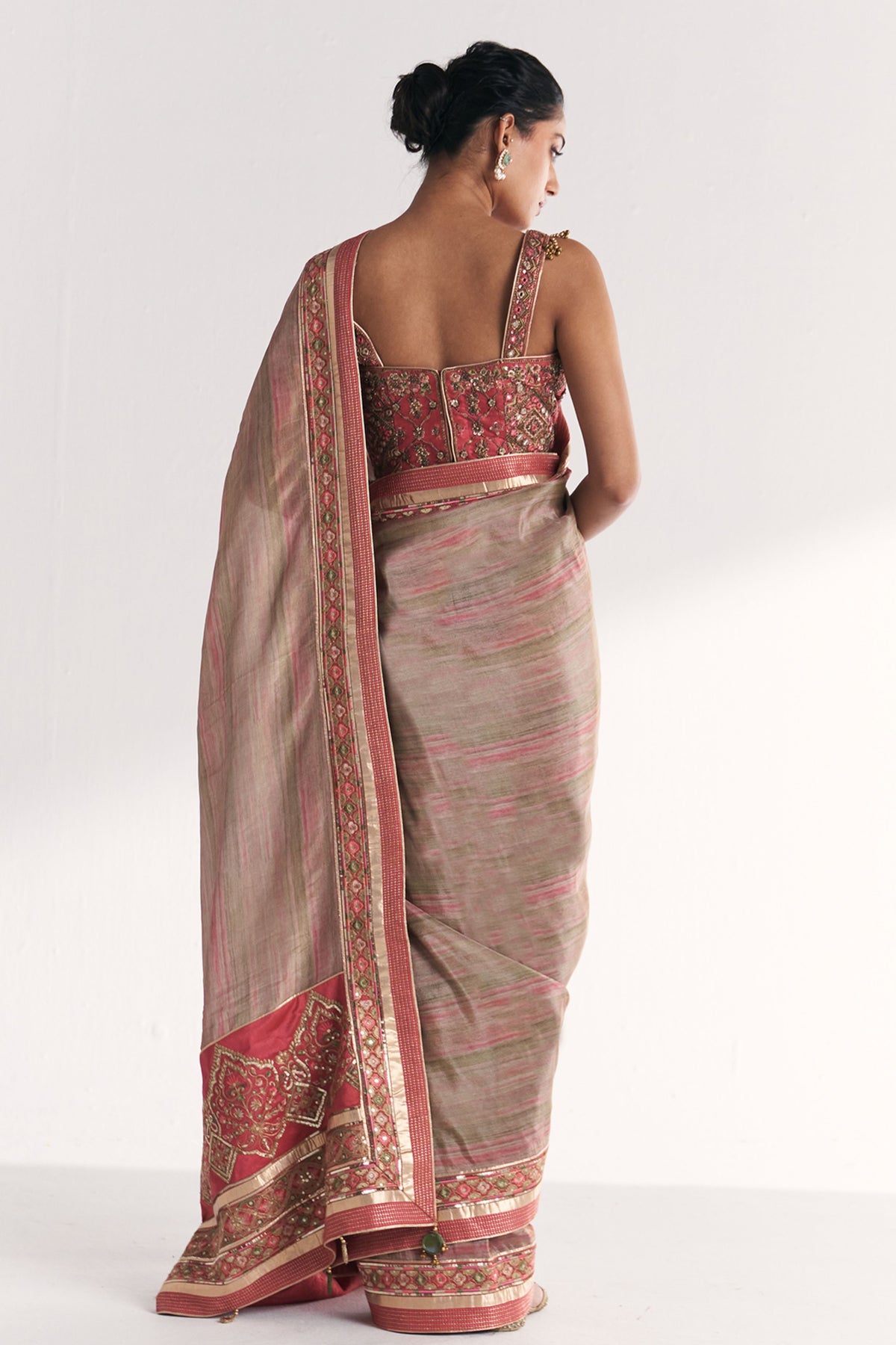 Phoolbagh Pink Saree