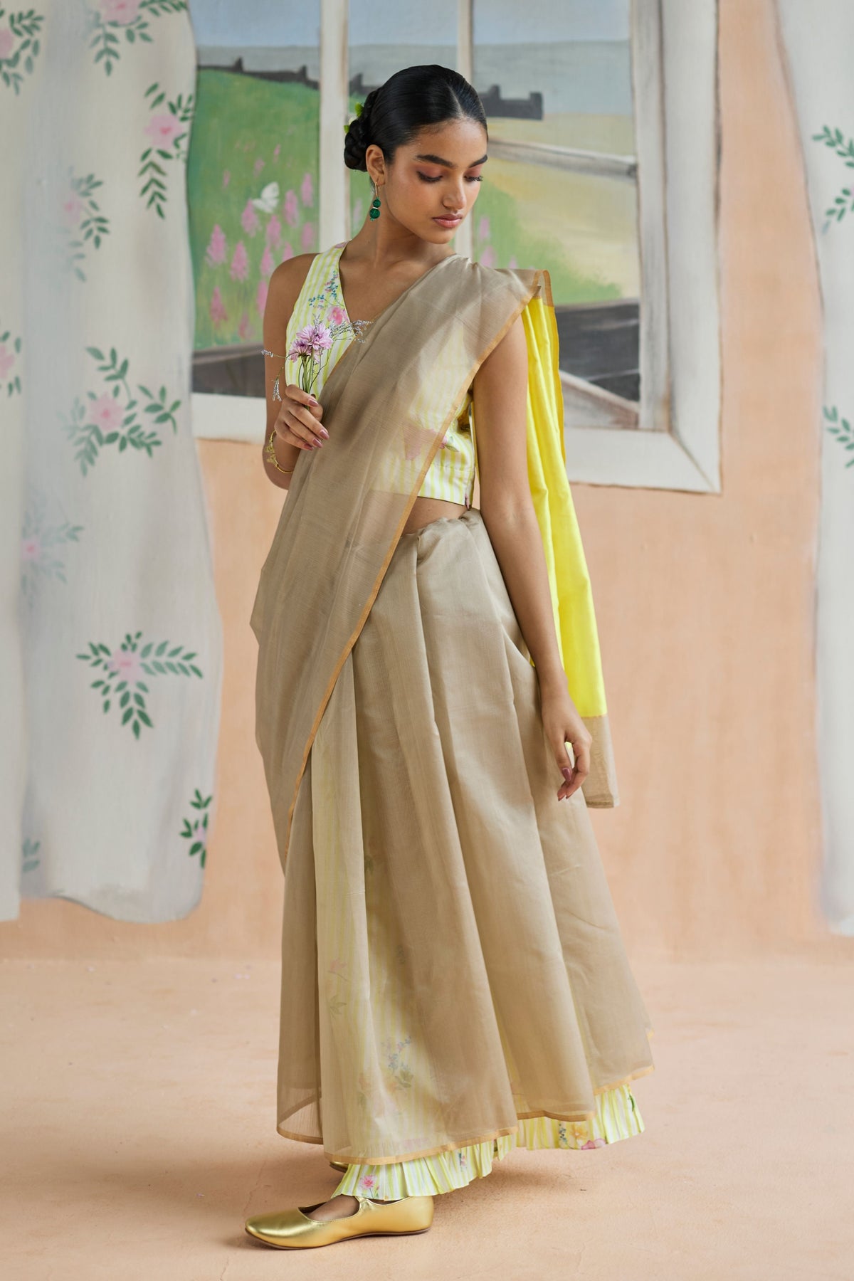 Sundaze Chanderi Sari