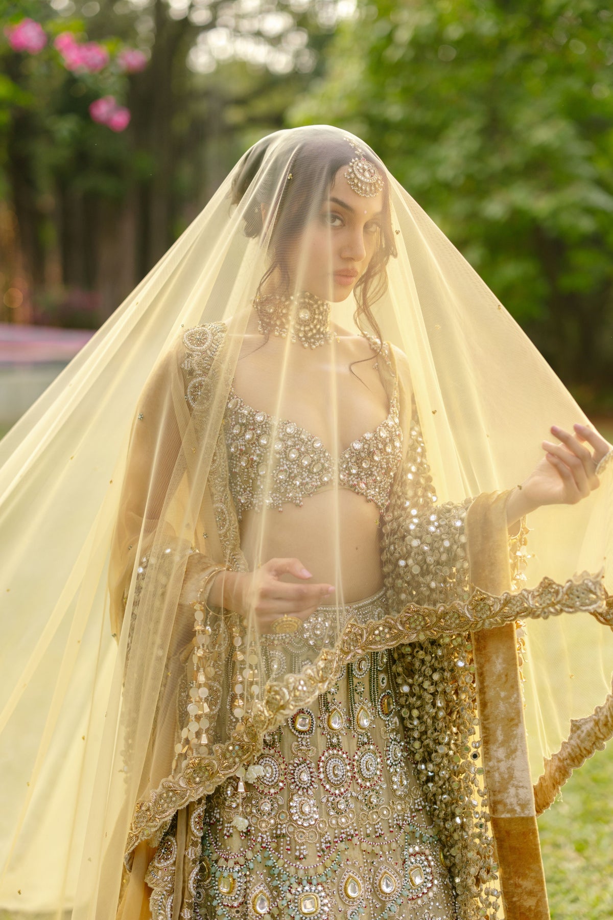 Mrigakshi Lehenga Set Without Veil