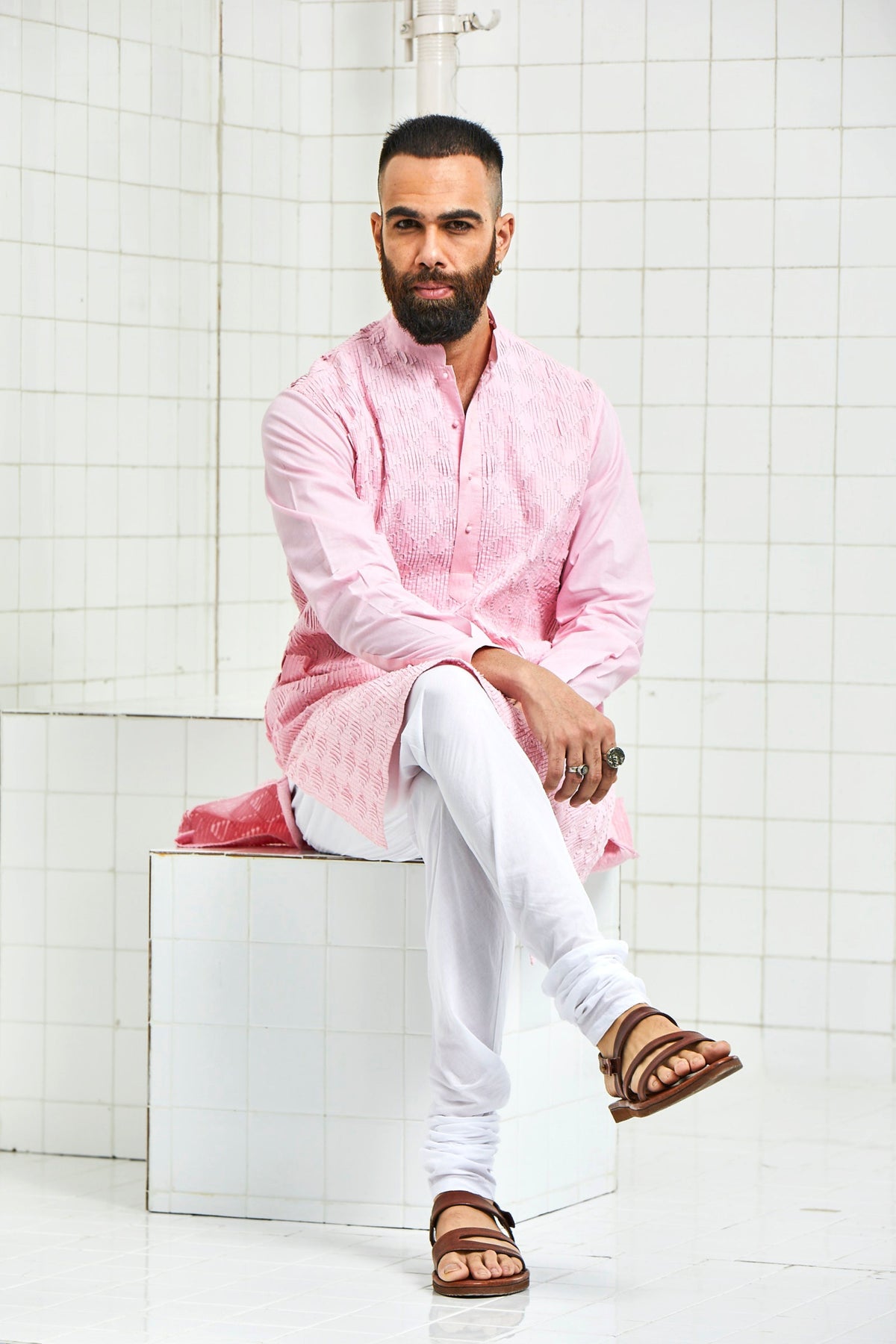 Balotra Textured Kurta Set