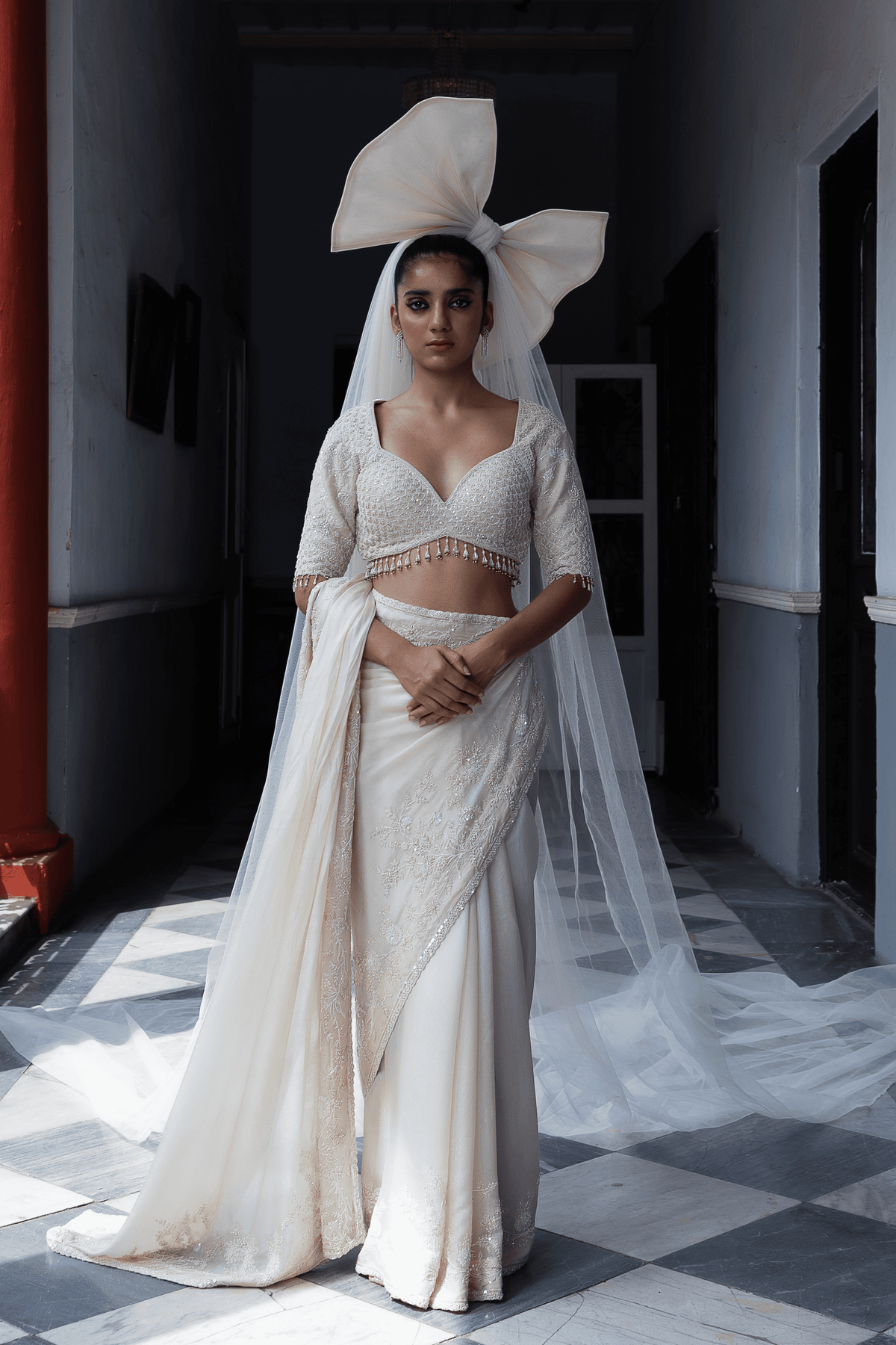 Exclusive Handloom Tissue Bridal Saree
