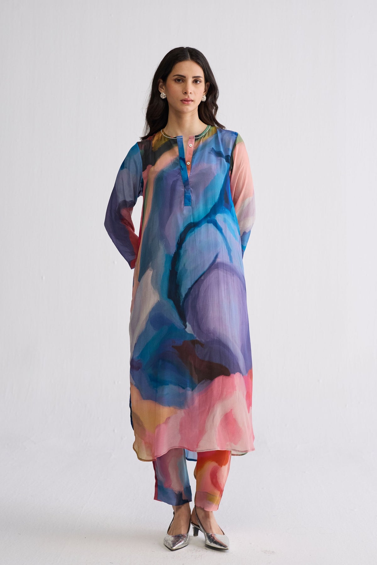Rainbow Garden Kurta Set