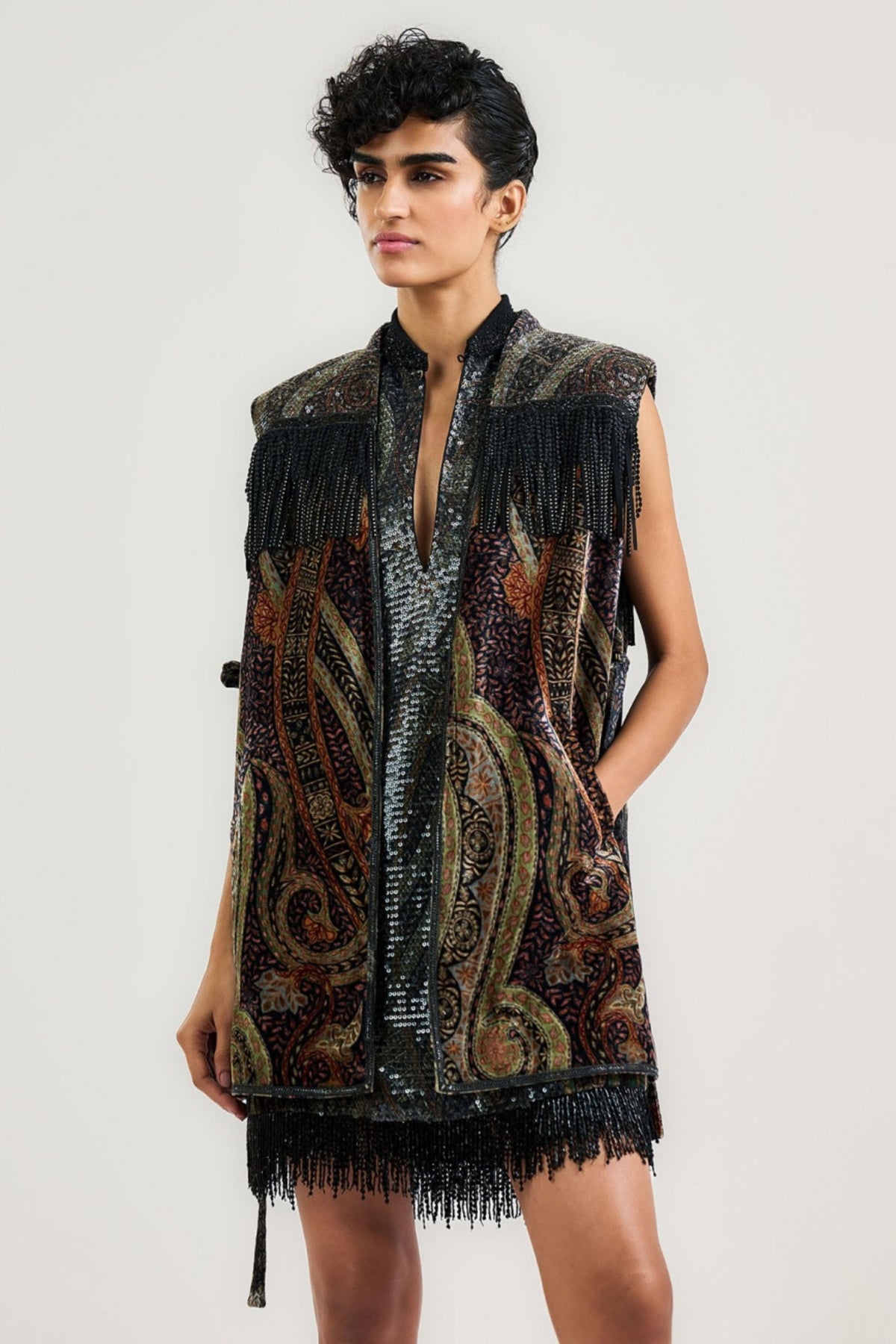 The Jamawar Evening Gillet