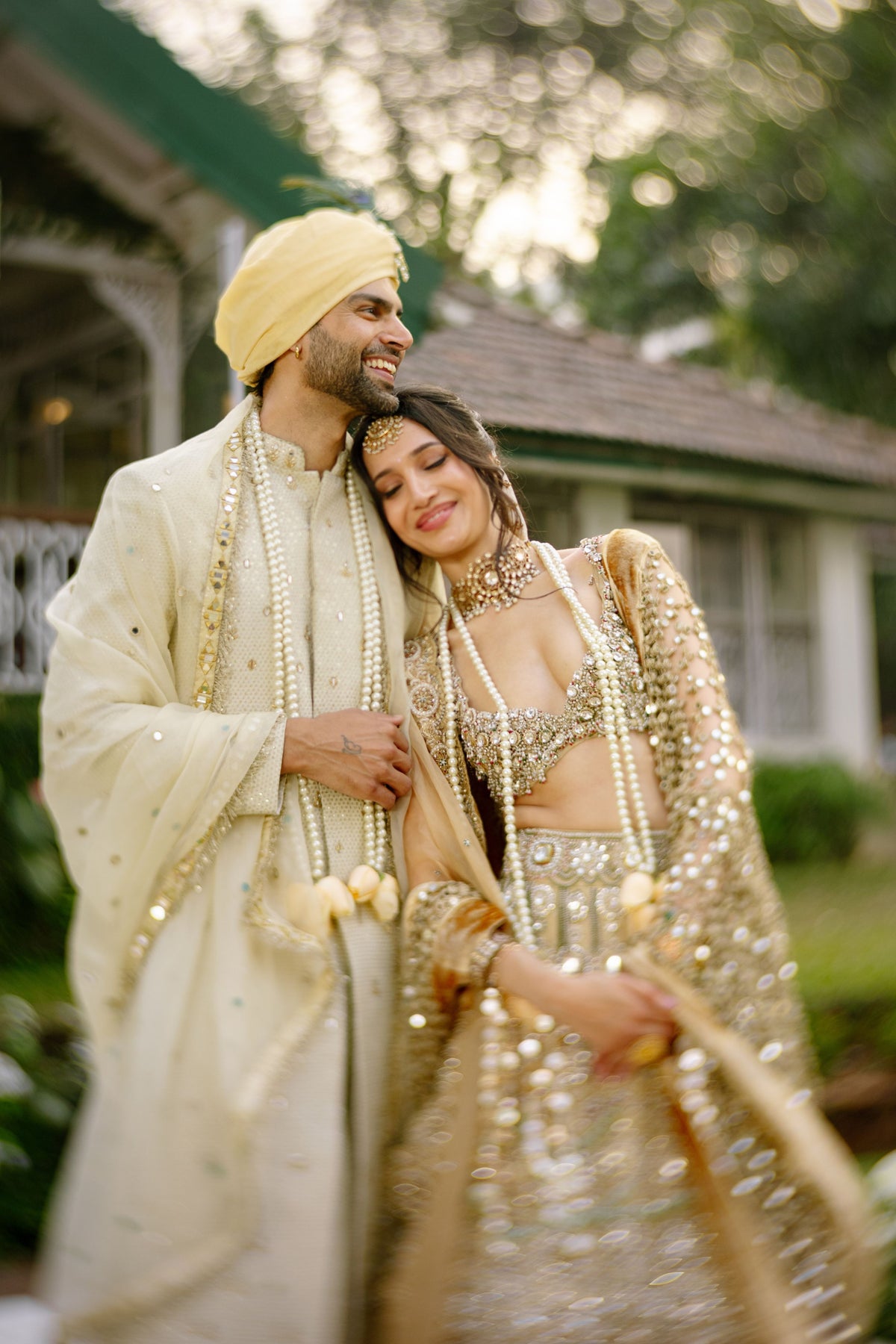 Mrigakshi Lehenga Set With Veil