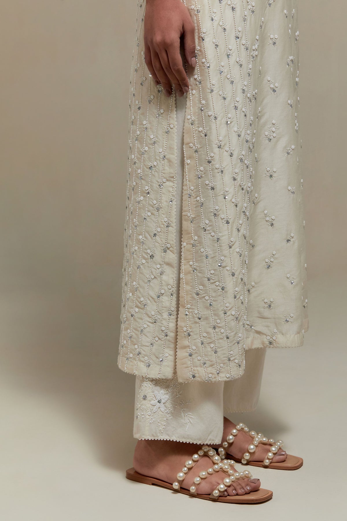 Pink Silk Kurta Set