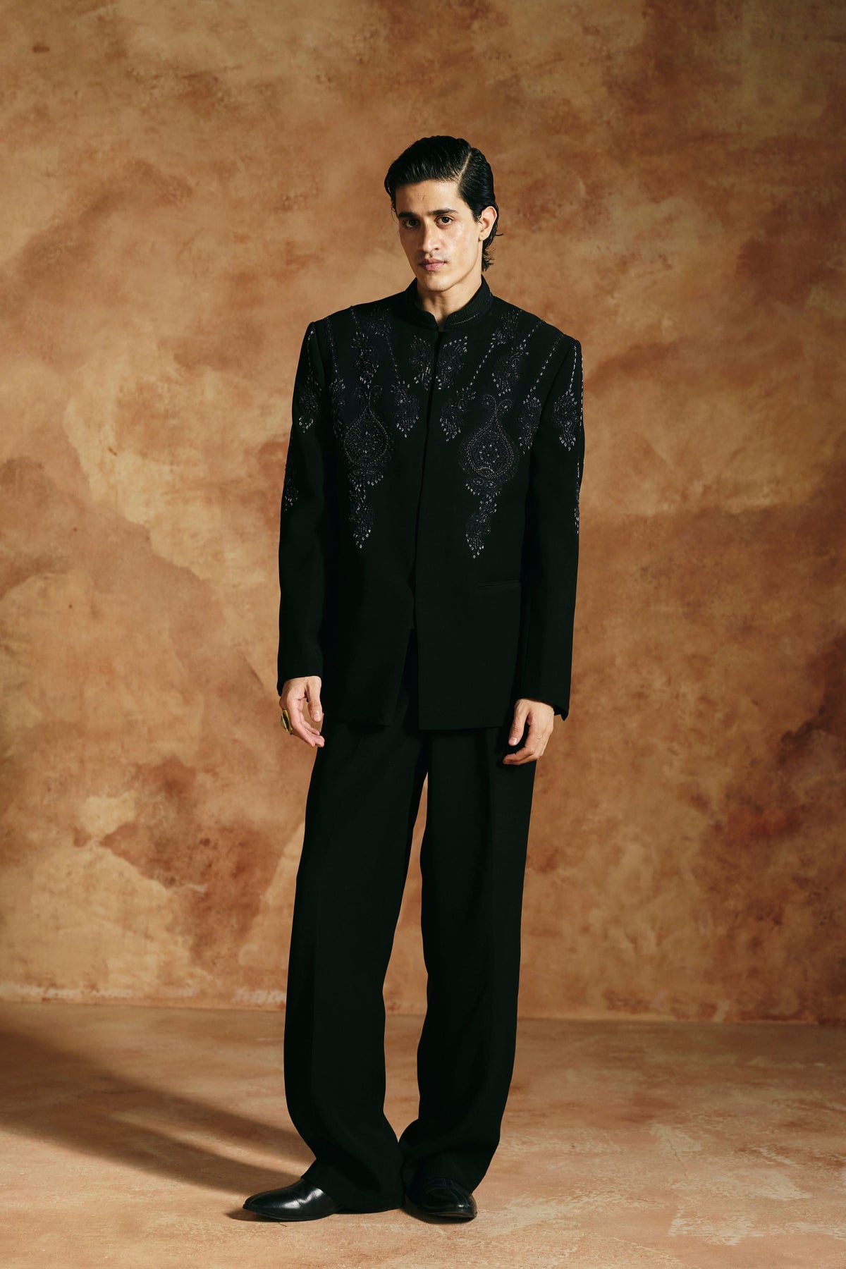 Embroidered Sindh Bandhgala Ensemble