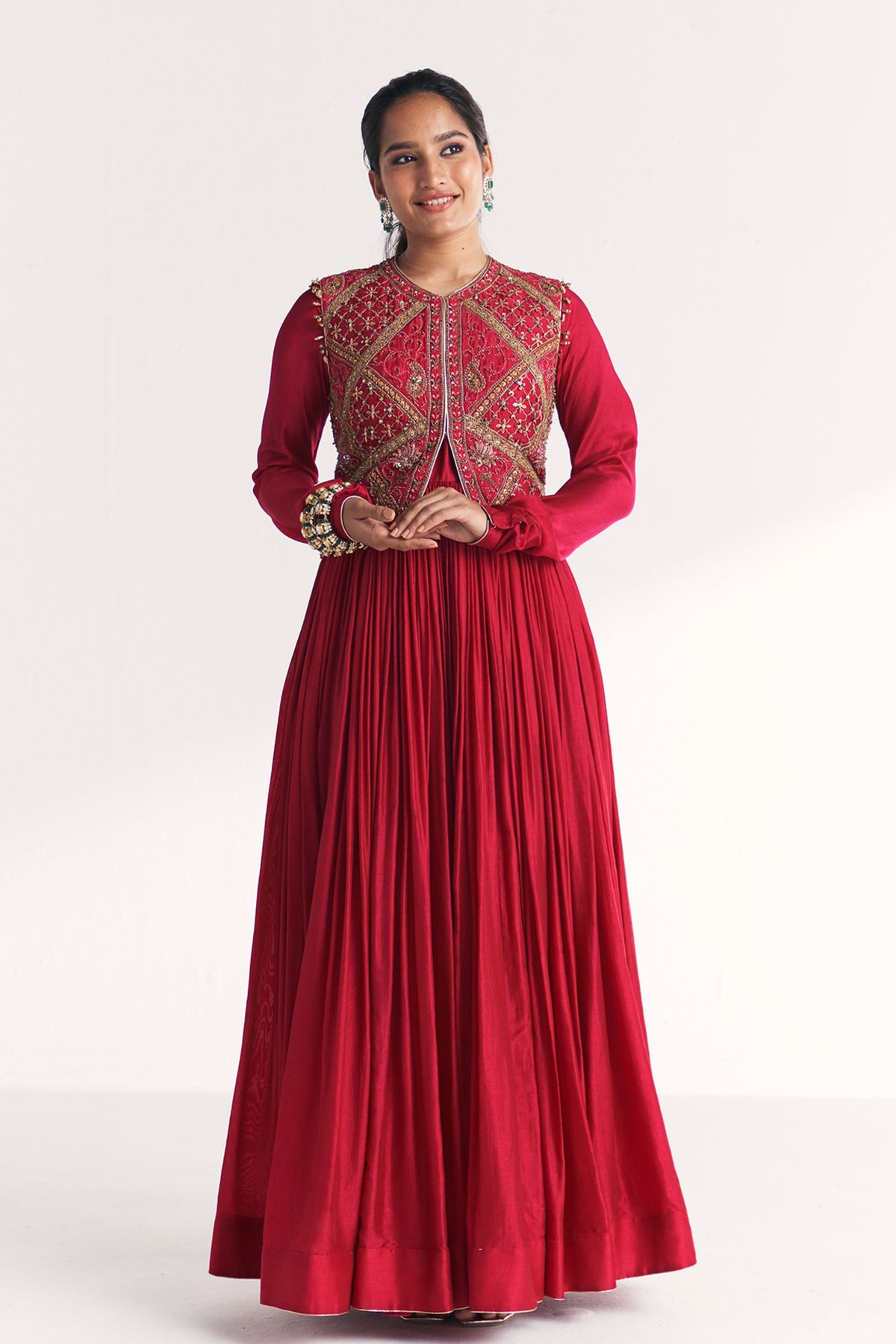 Pakhi Magenta Pink Anarkali