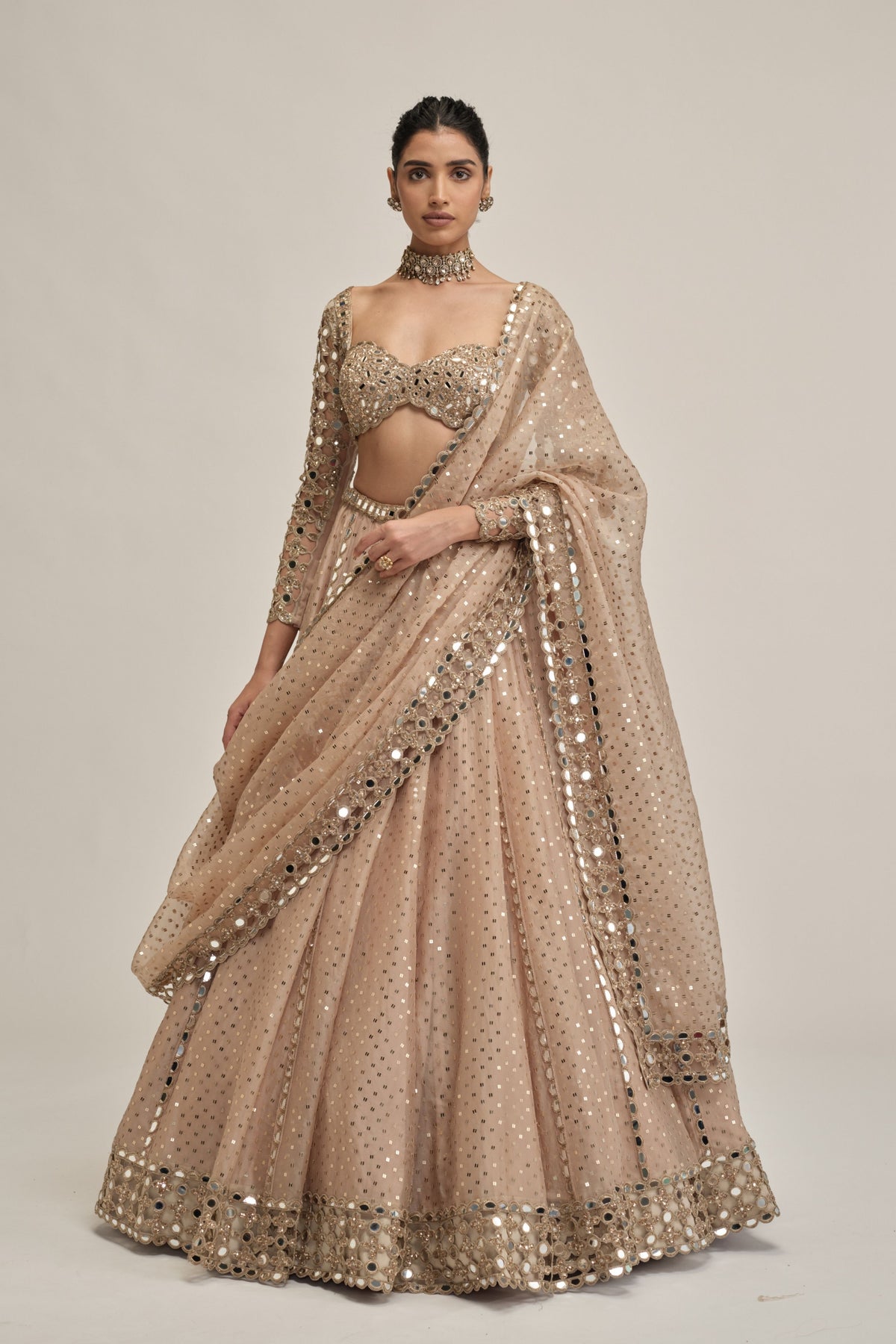Modern Sequins Lehenga Set