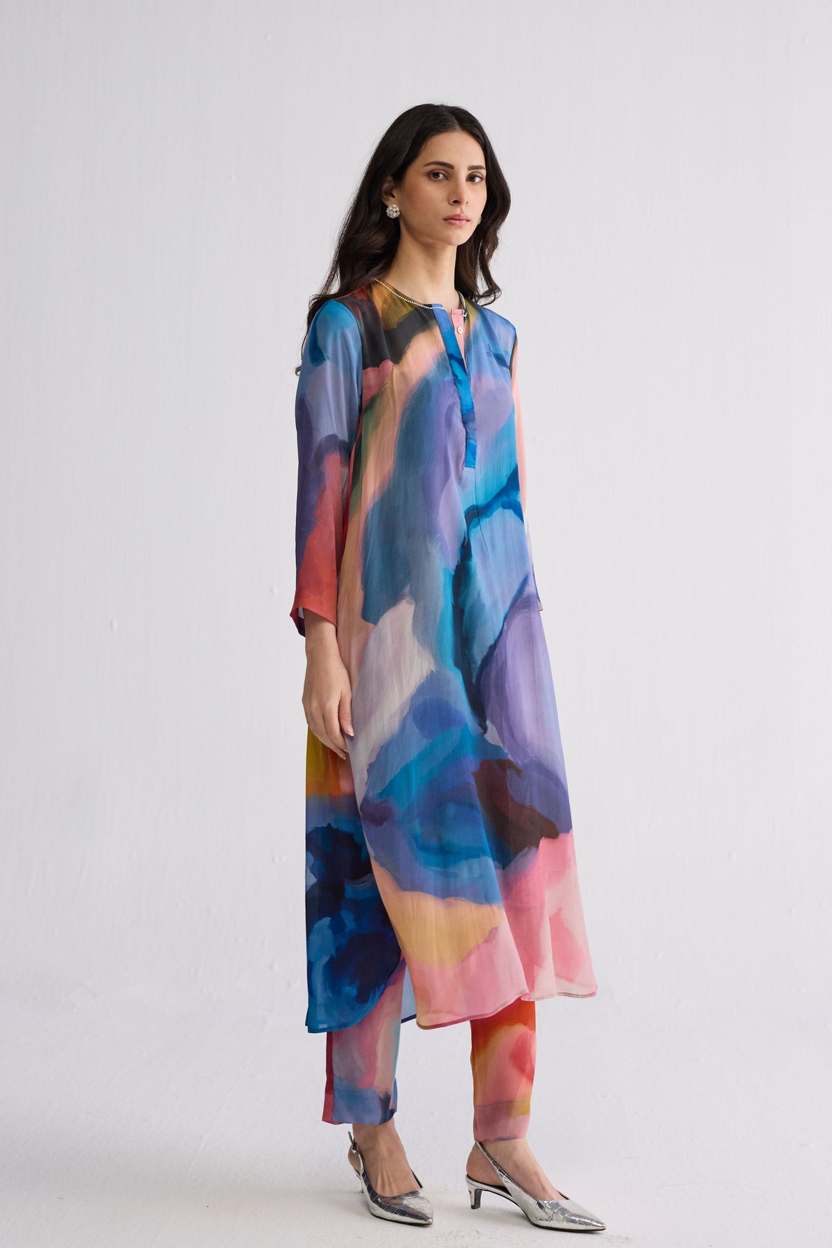 Rainbow Garden Kurta Set