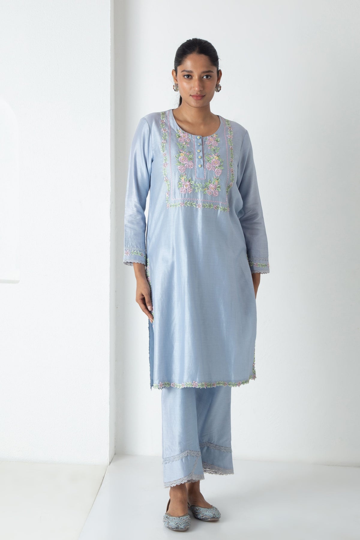 Blue Liya Kurta Set