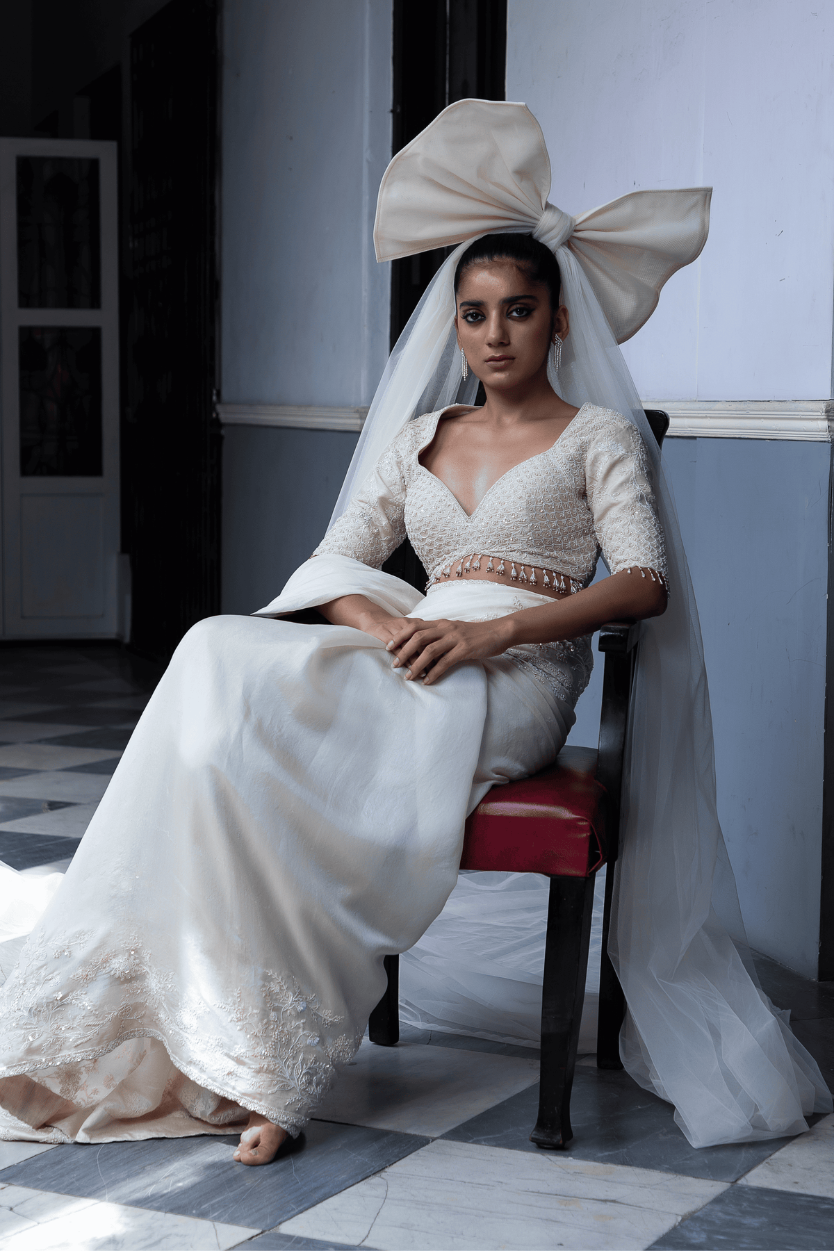 Exclusive Handloom Tissue Bridal Saree
