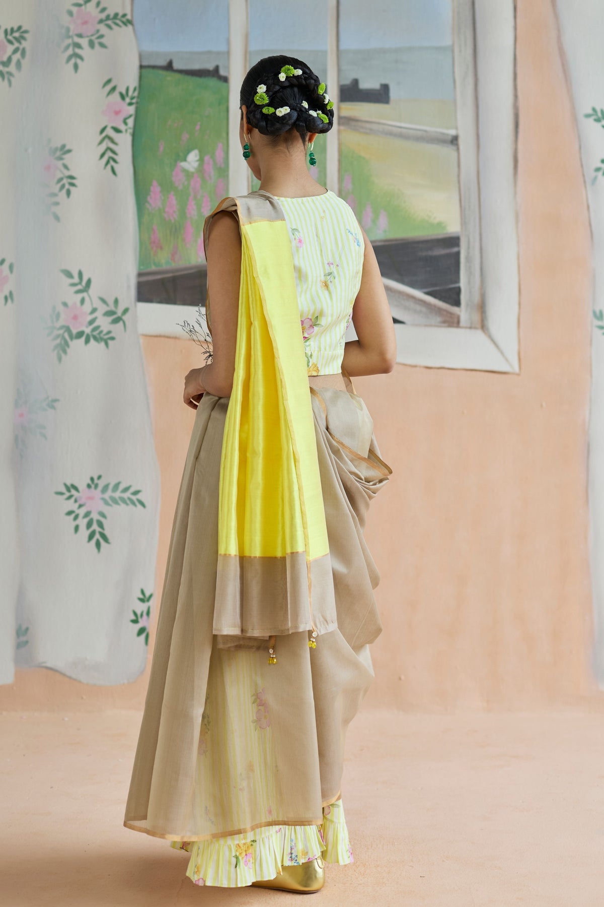 Sundaze Chanderi Sari