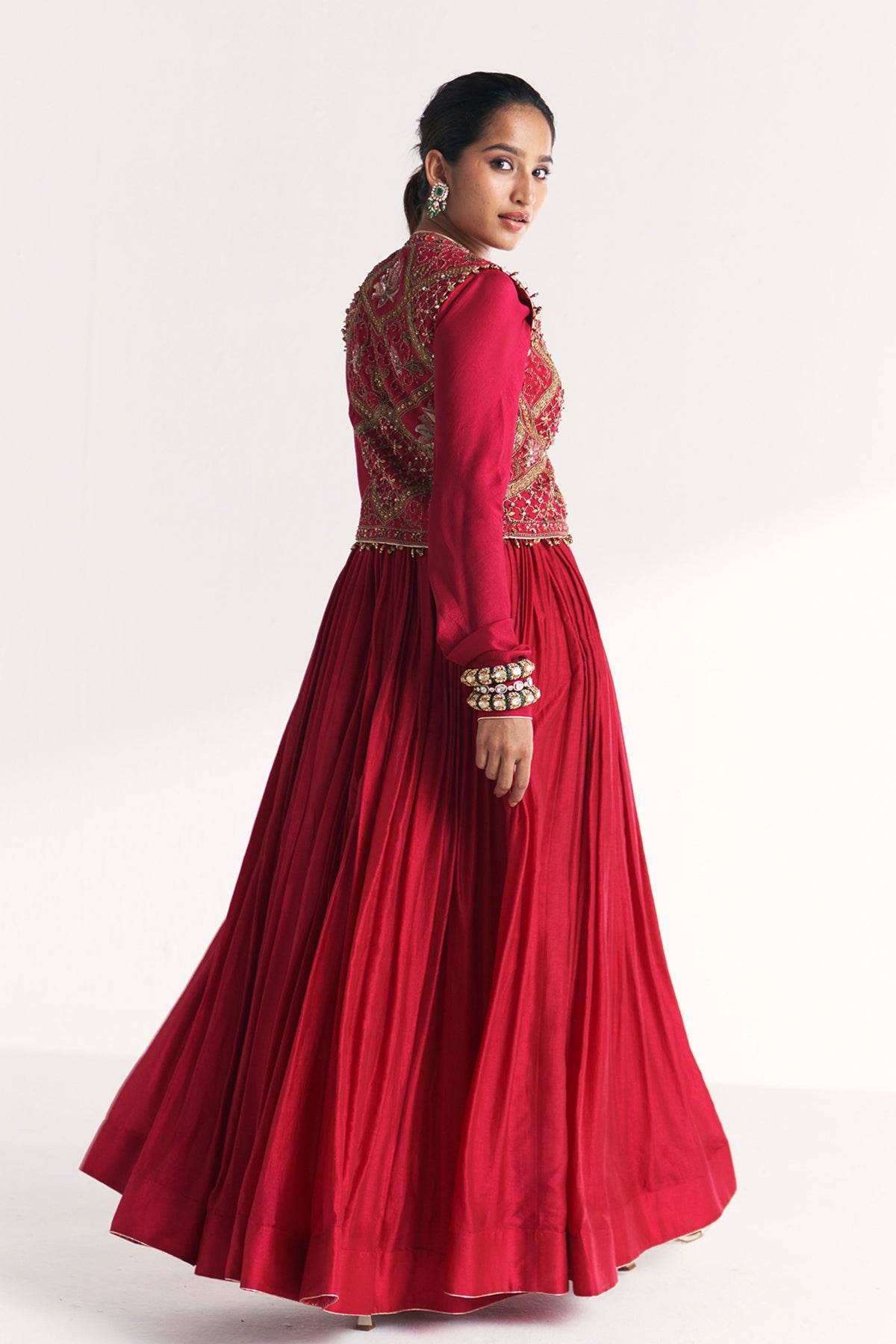 Pakhi Magenta Pink Anarkali