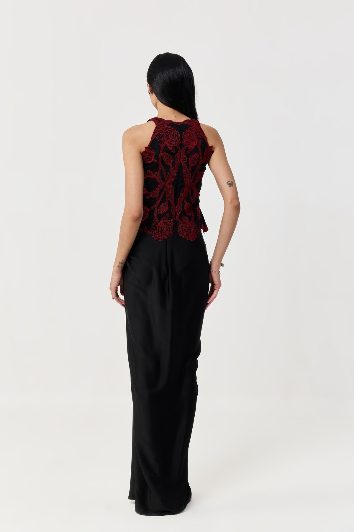 Wild Tulip Black Red Top