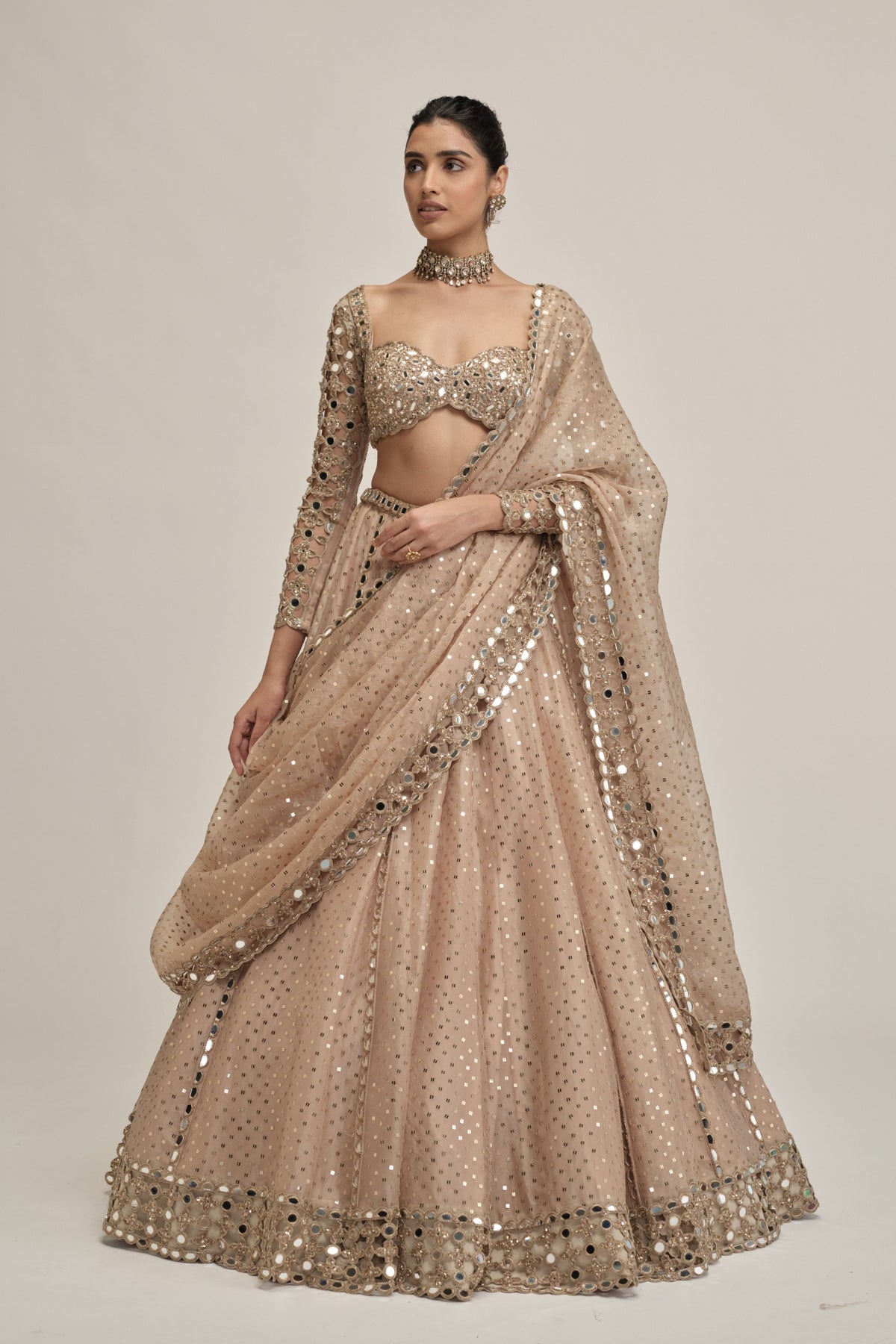 Modern Sequins Lehenga Set
