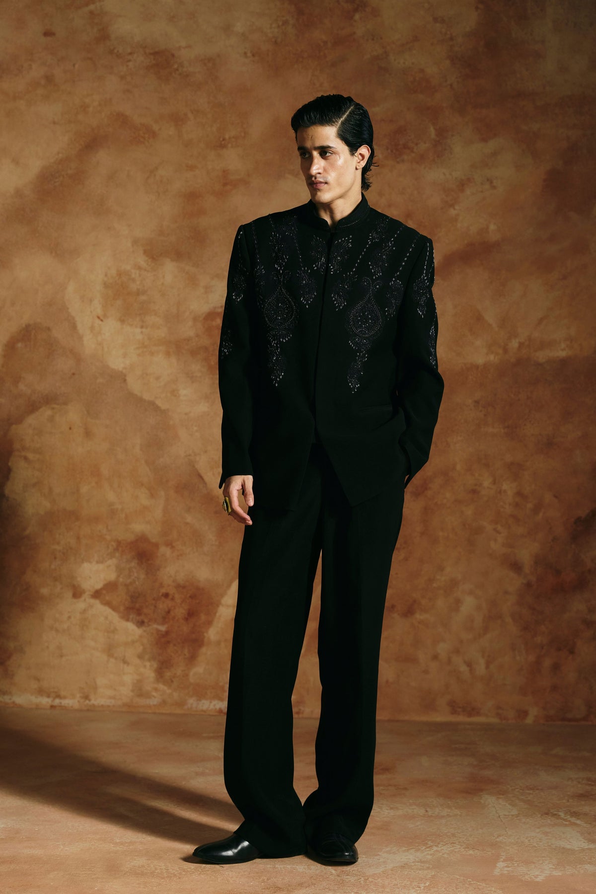 Embroidered Sindh Bandhgala Ensemble