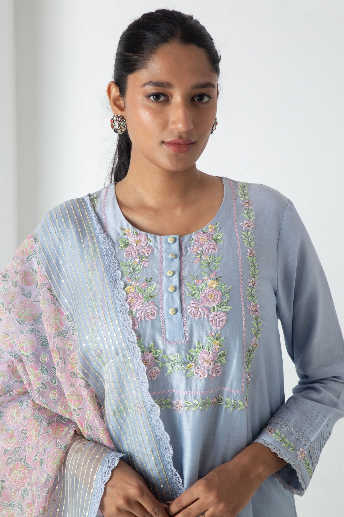 Blue Liya Kurta Set