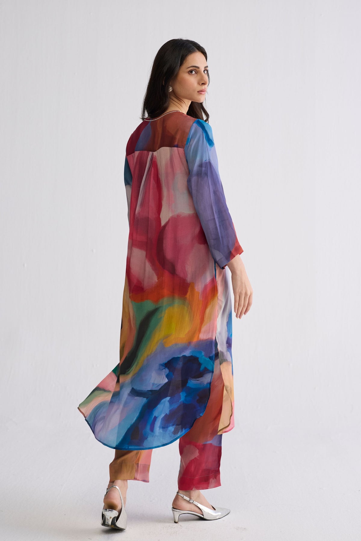 Rainbow Garden Kurta Set