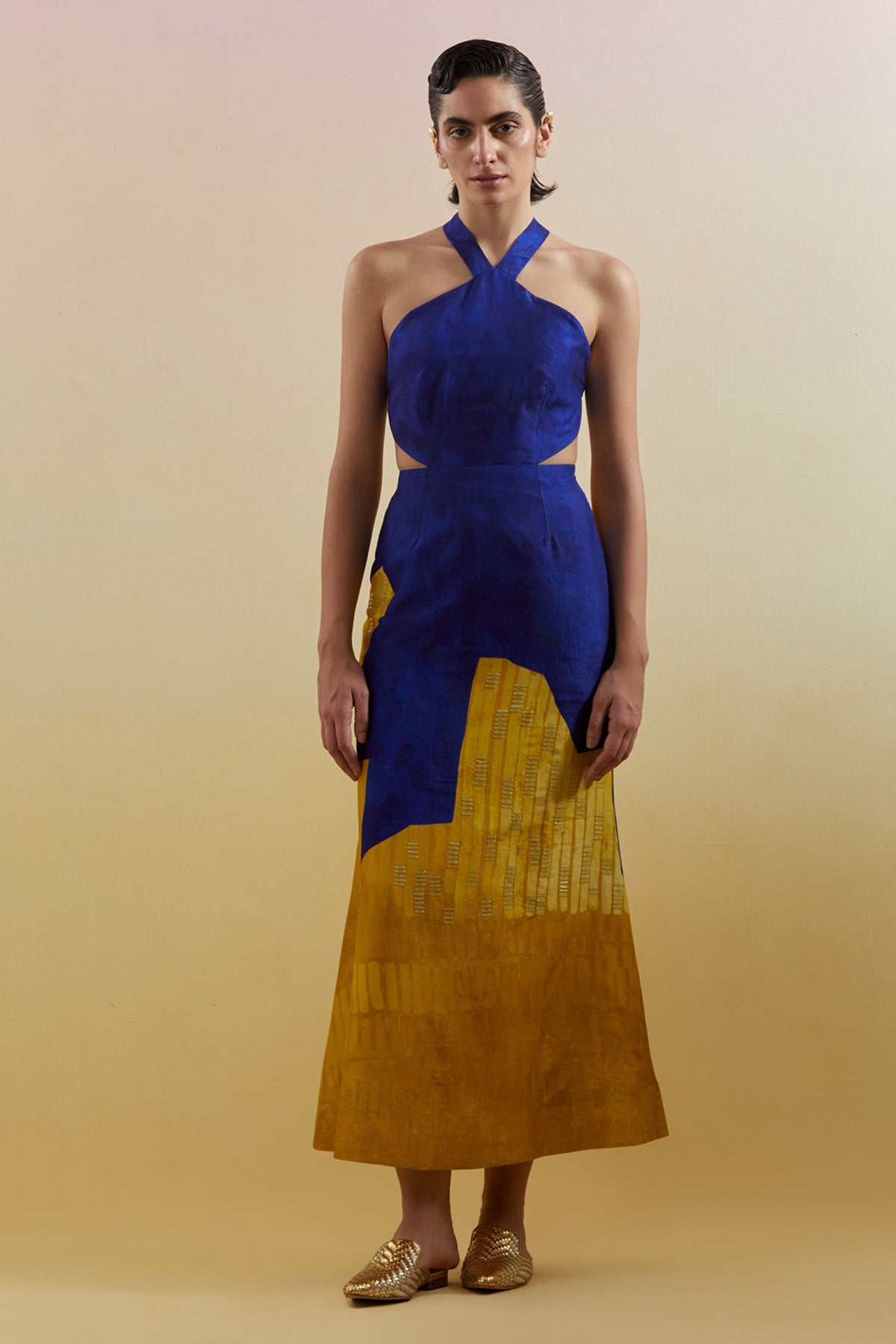 Omen Azure & Amber Dress