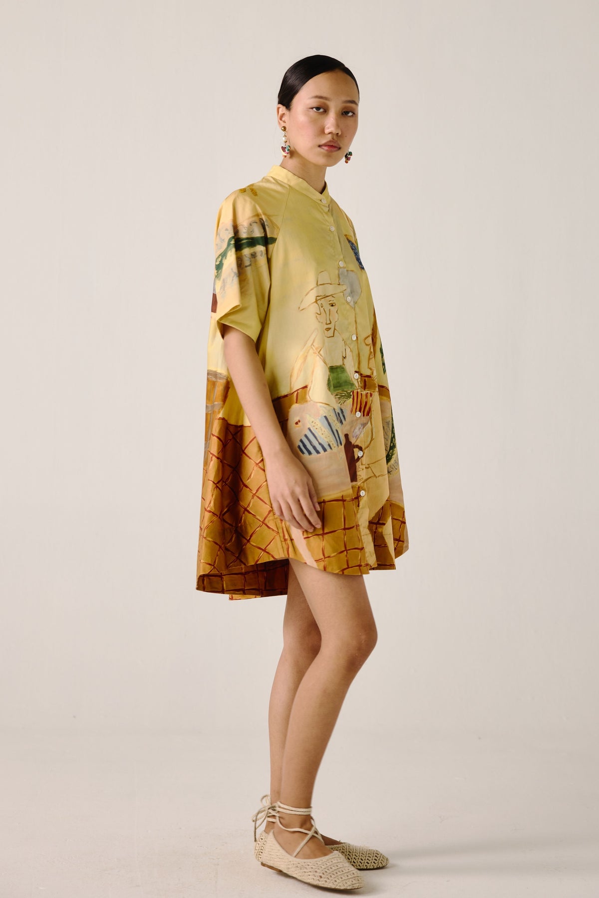 Fisherman A-line Dress