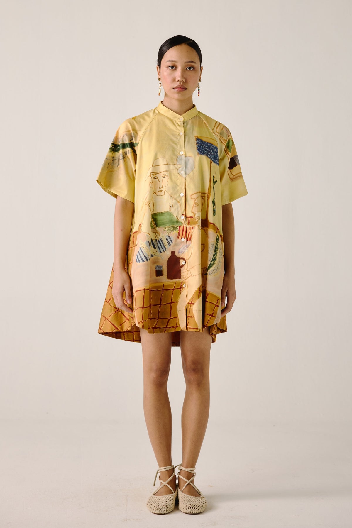 Fisherman A-line Dress
