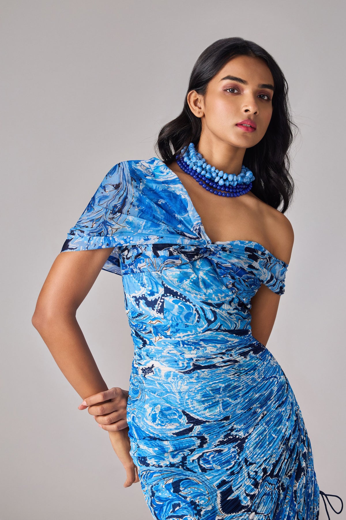 Ocean Flowers Leena Dress