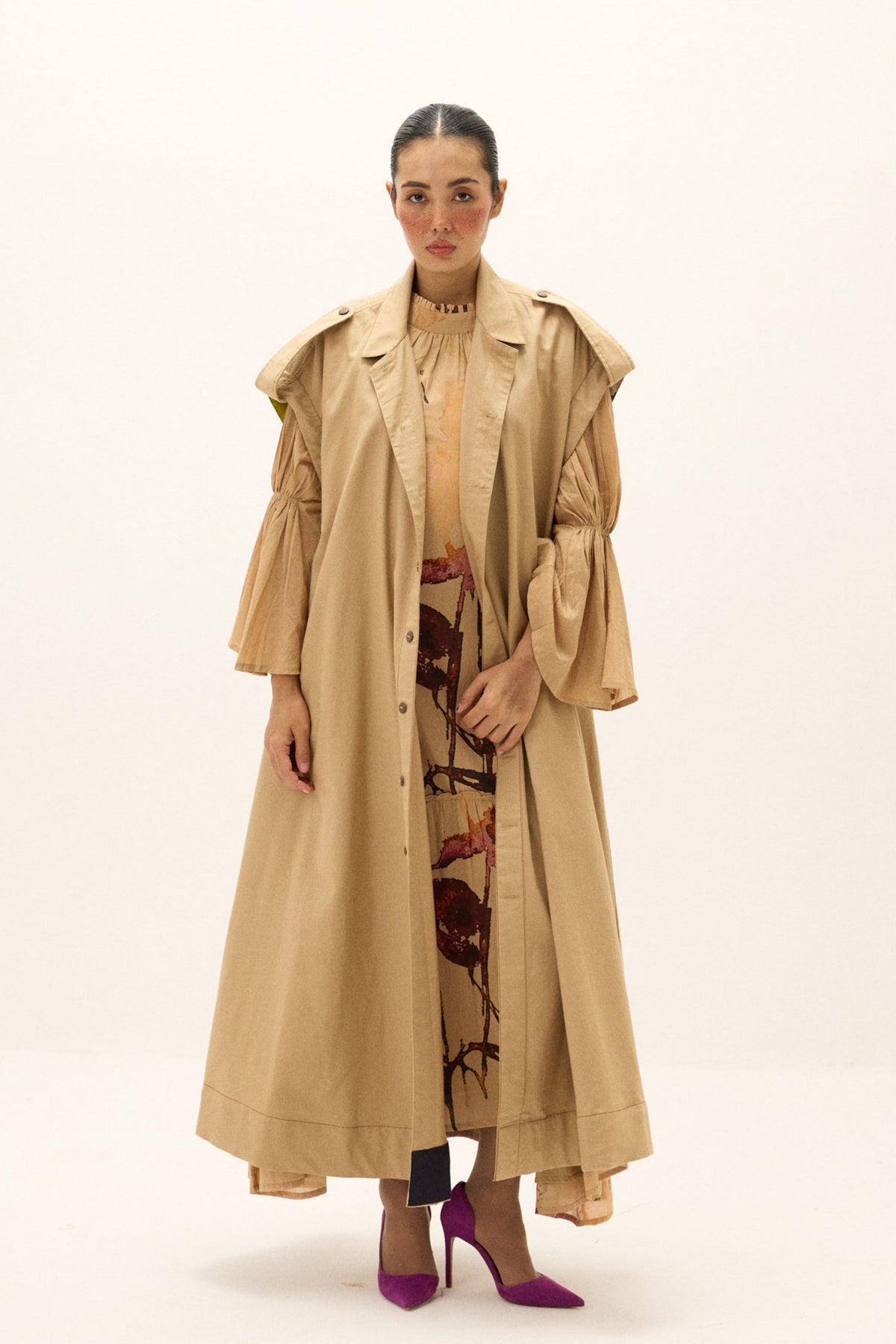 Chestnut Trench Coat