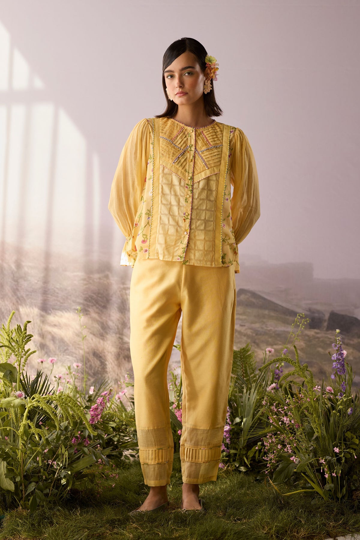 Sunray Pintuck Shirt