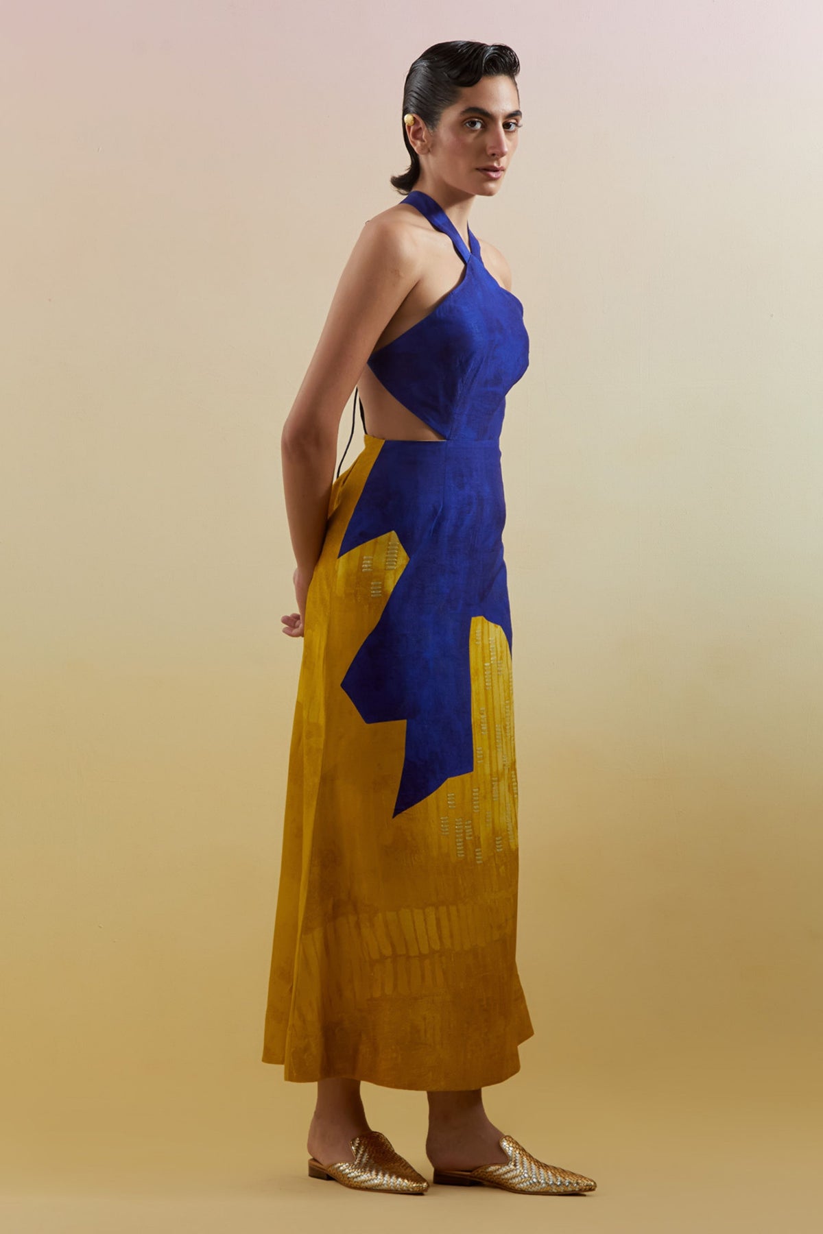 Omen Azure & Amber Dress