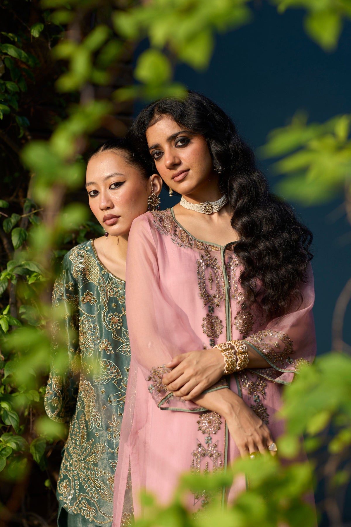 Pink Rawani Kurta Set