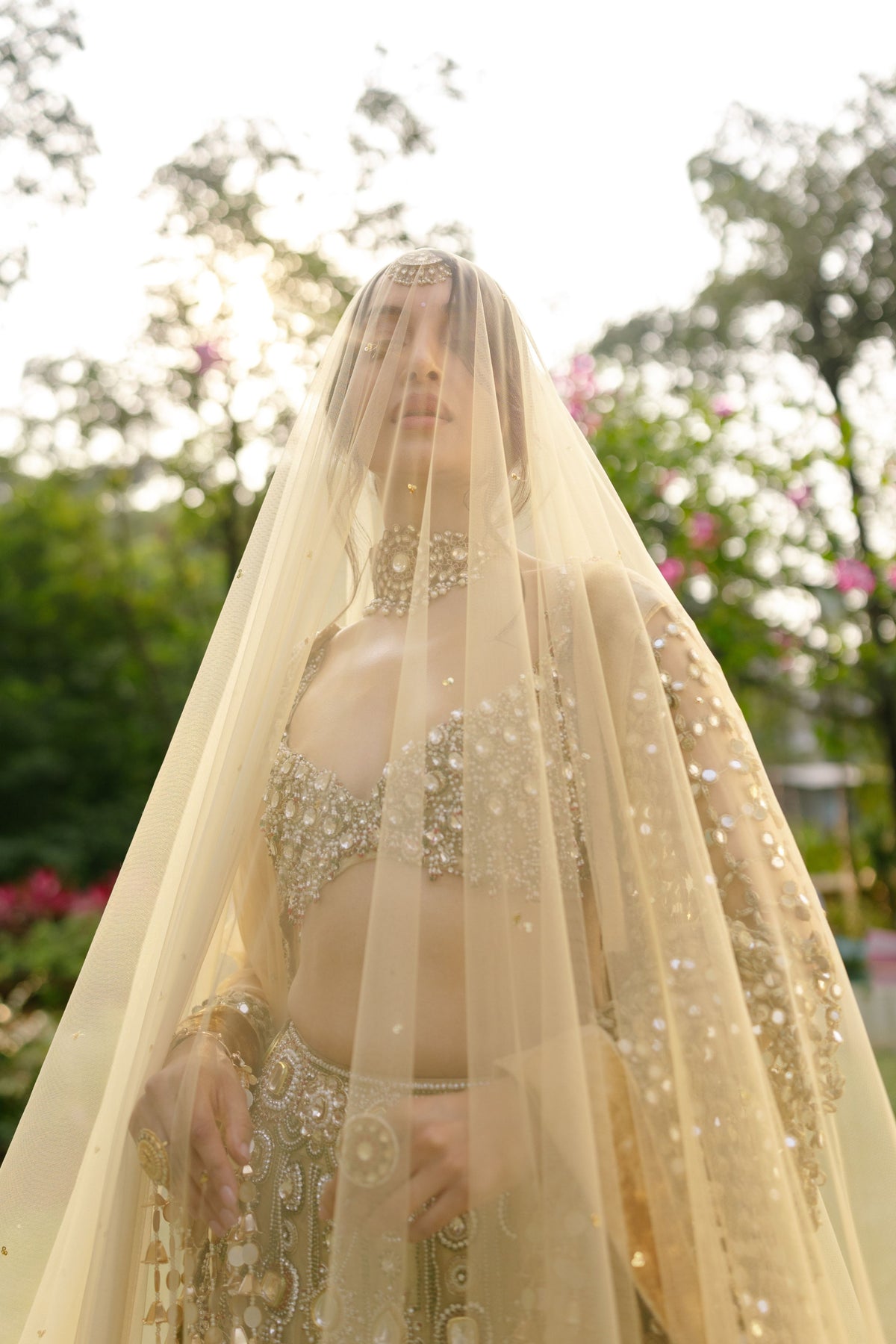 Mrigakshi Lehenga Set Without Veil
