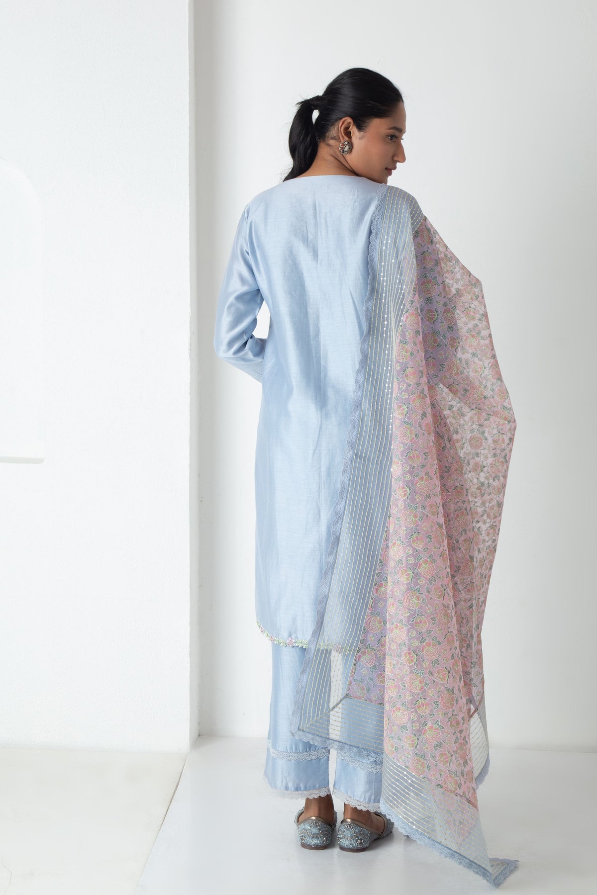Blue Liya Kurta Set