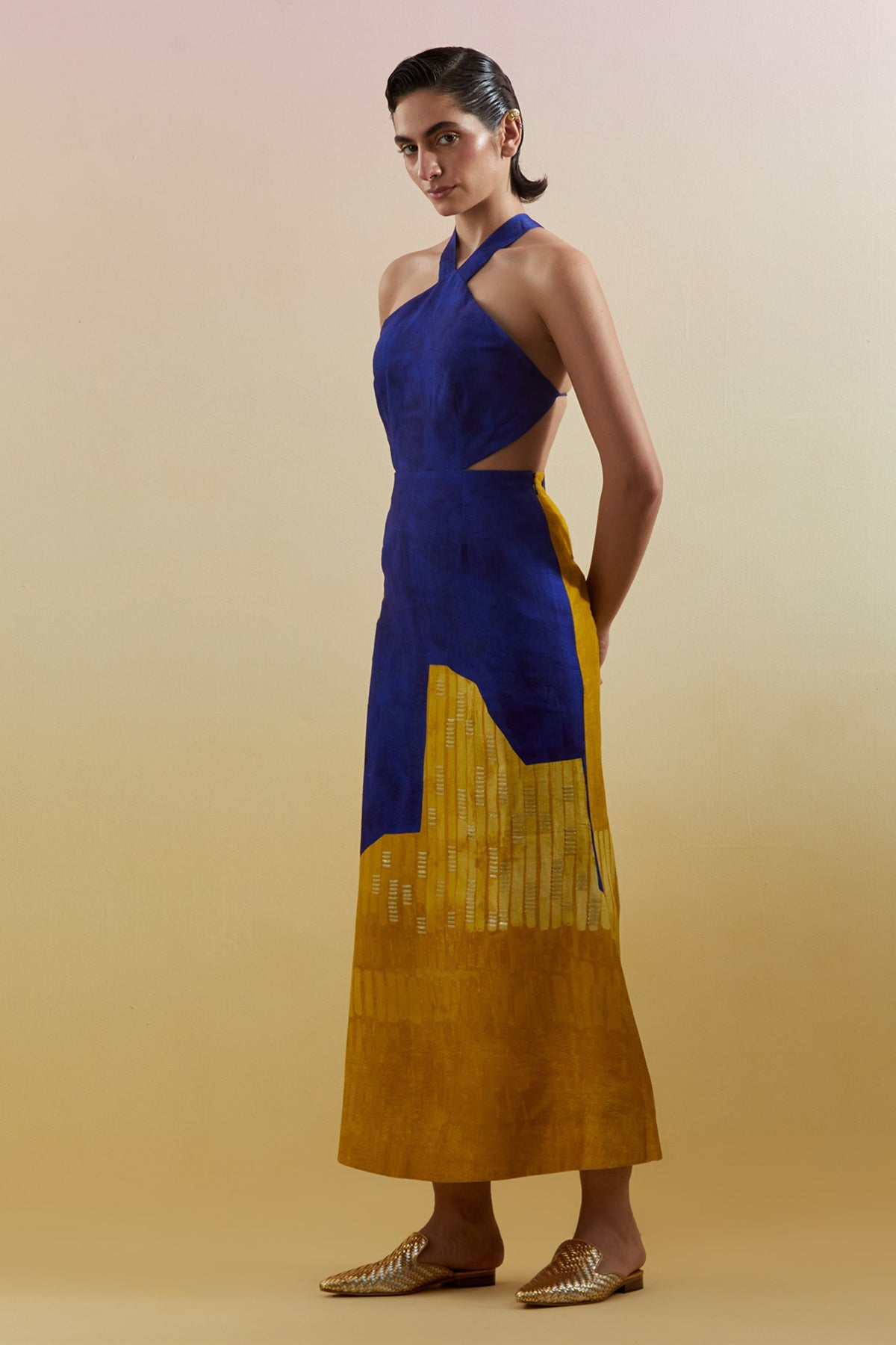 Omen Azure & Amber Dress