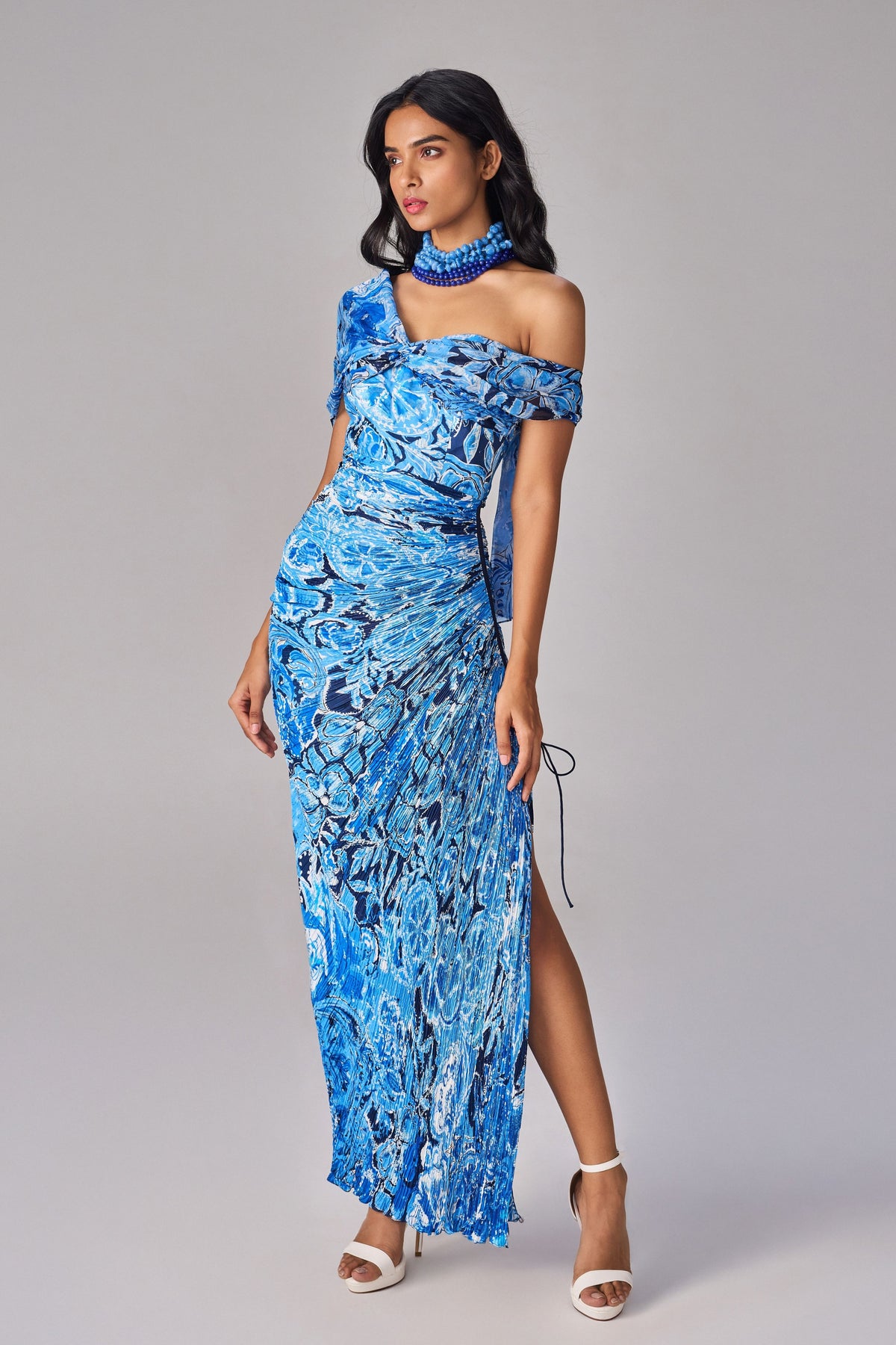 Ocean Flowers Leena Dress